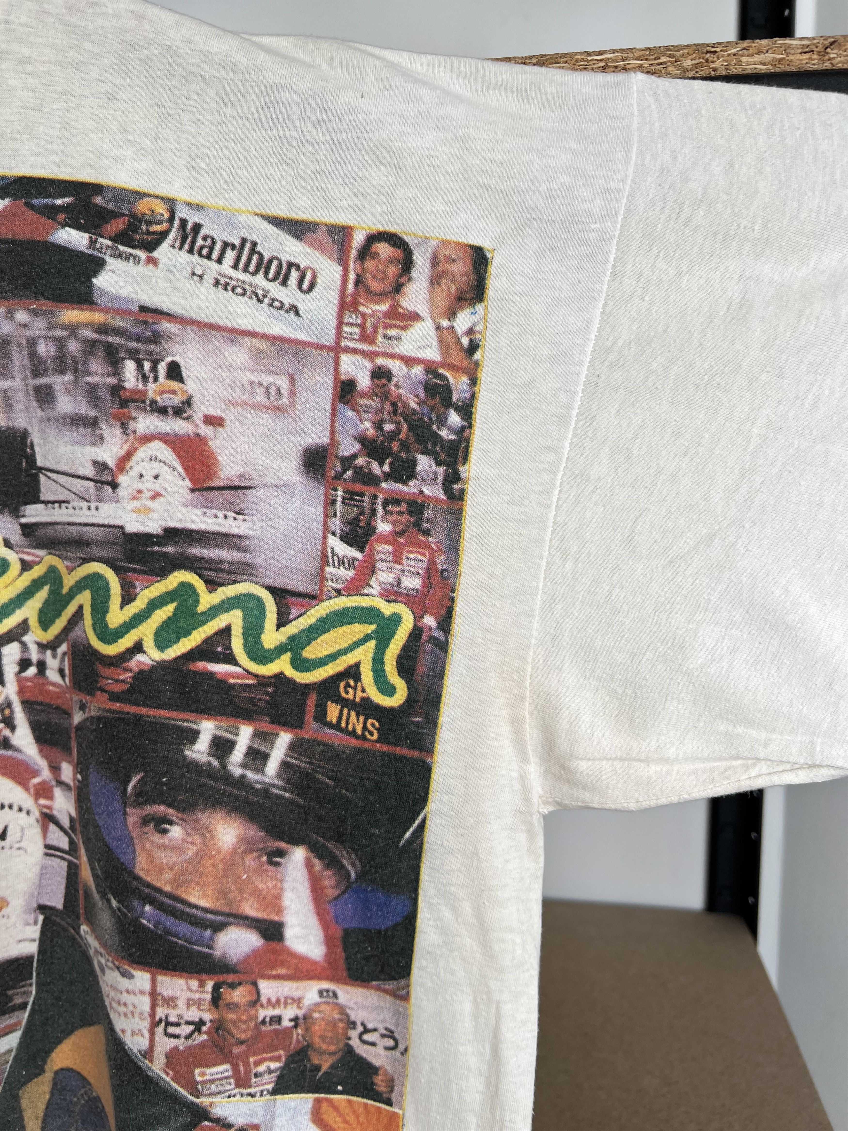 Formula 1 Vintage 90s Ayrton Senna Formula 1 F1 Renault AOP T-shirt Size US L / EU 52-54 / 3 - 13 Thumbnail