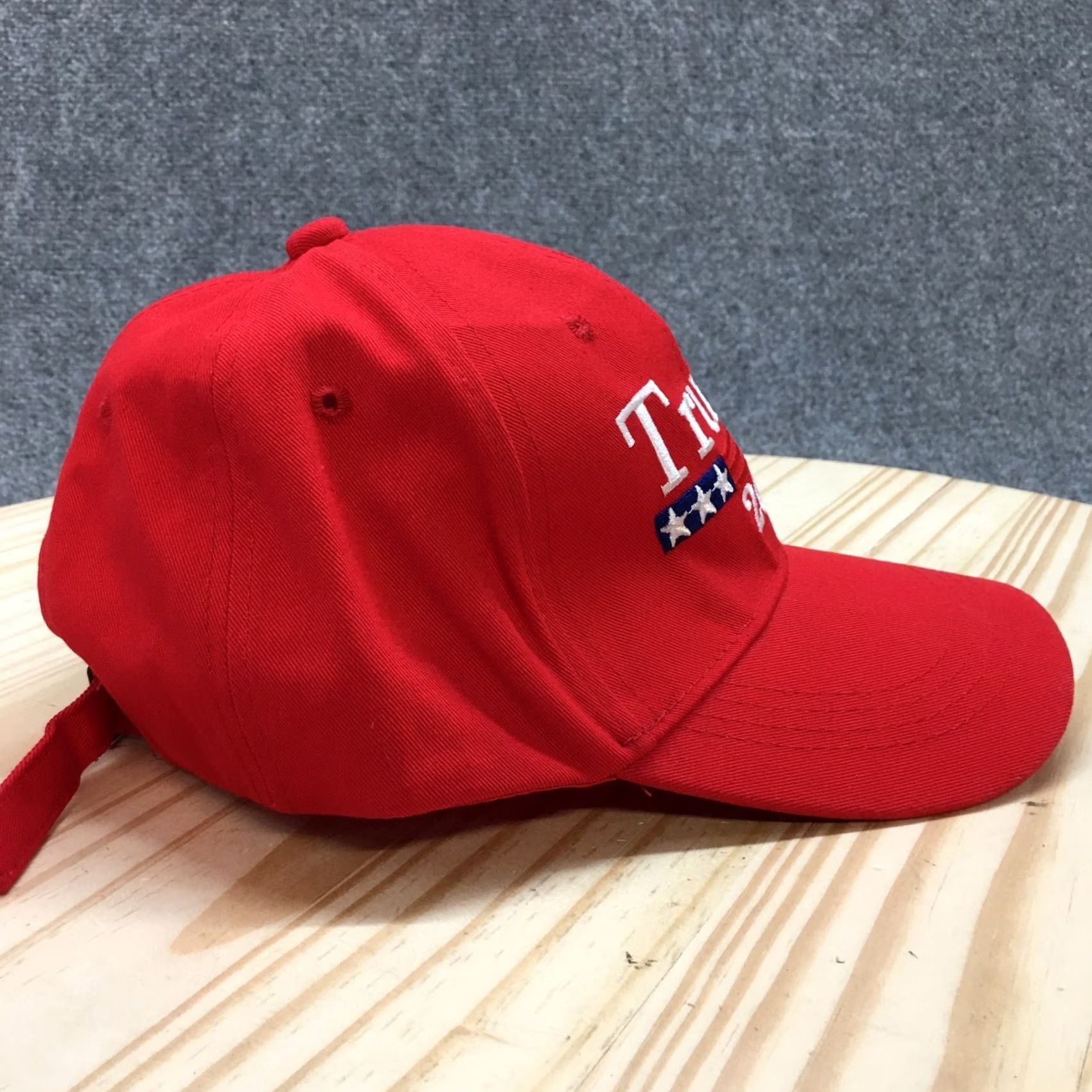 Logo 7 Trump 2020 Baseball Cap Mens Red OS Adjustable Curved Brim Embroidered Logo Size ONE SIZE - 5 Thumbnail