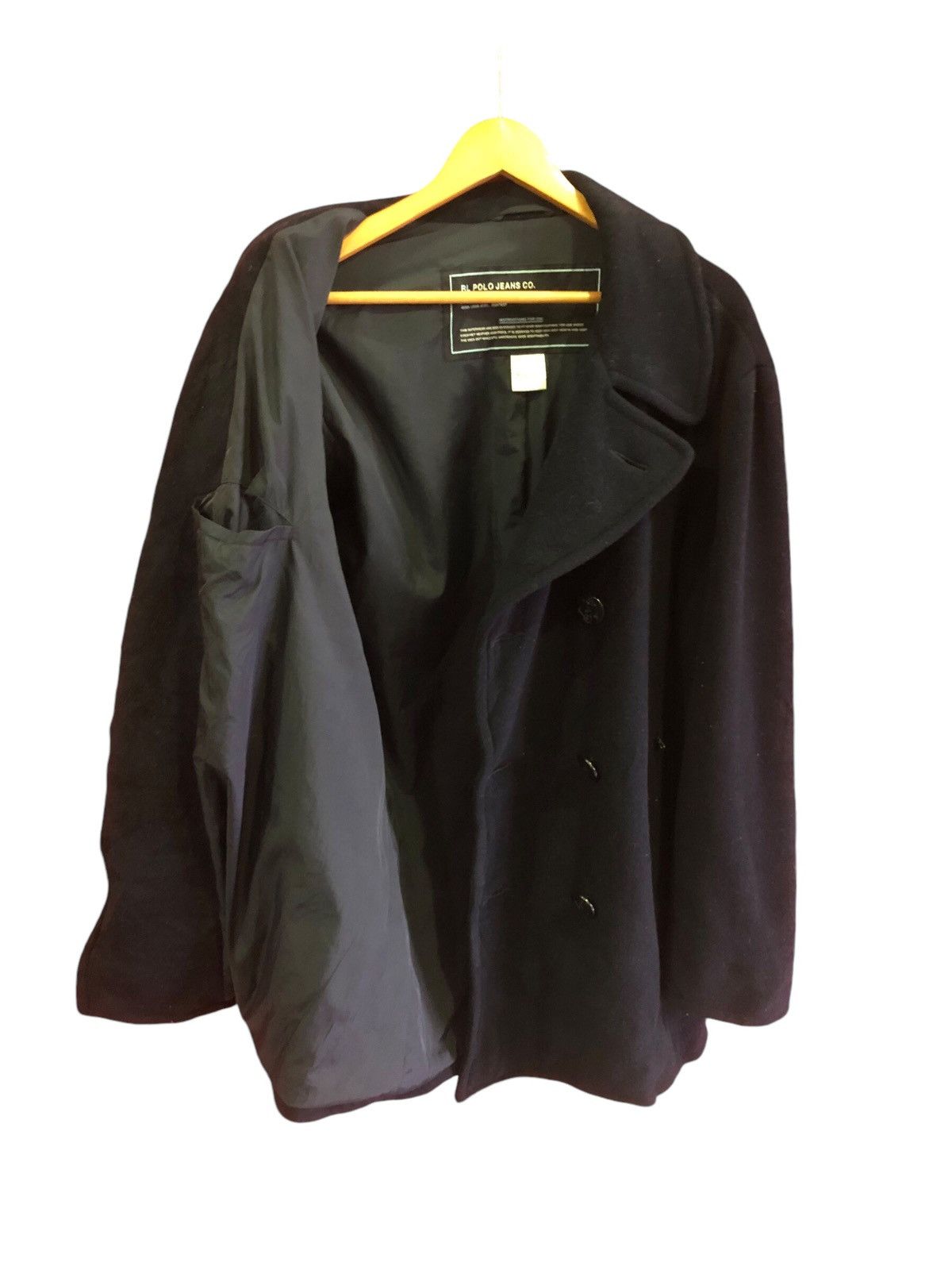 Lauren Ralph Lauren × Polo Ralph Lauren Polo Ralph Lauren Jeans Black Durable Double Brested Jacket Size US L / EU 52-54 / 3 - 7 Thumbnail