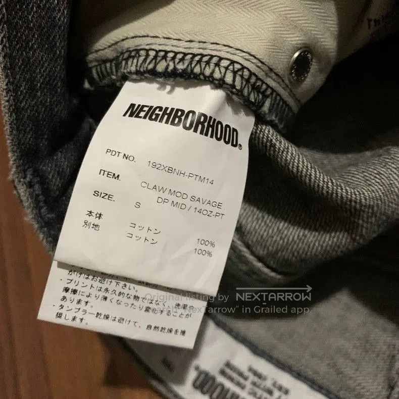 Neighborhood NEIGHBORHOOD 19AW Distressed Denim Jeans. Size US 26 / EU 42 - 9 Thumbnail