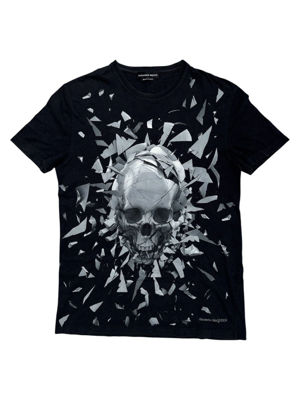 Alexander McQueen SS18 Dark Romantic Skull Print T-shirt Size US XS / EU 42 / 0 - 1 Thumbnail