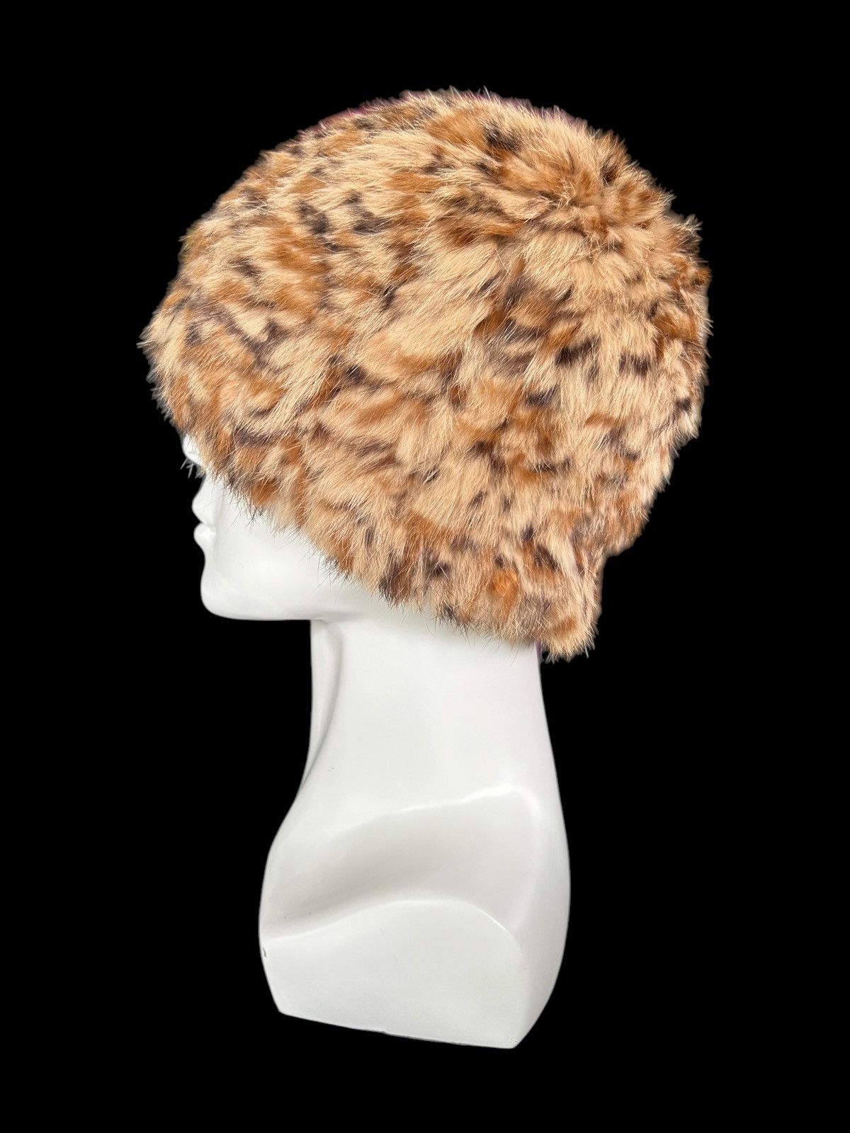 Japanese Brand × Kapital × Vintage Leopard Japanese Style fur Fake Hair Beanie Hats Rare🎌☠️ Size ONE SIZE - 1 Thumbnail