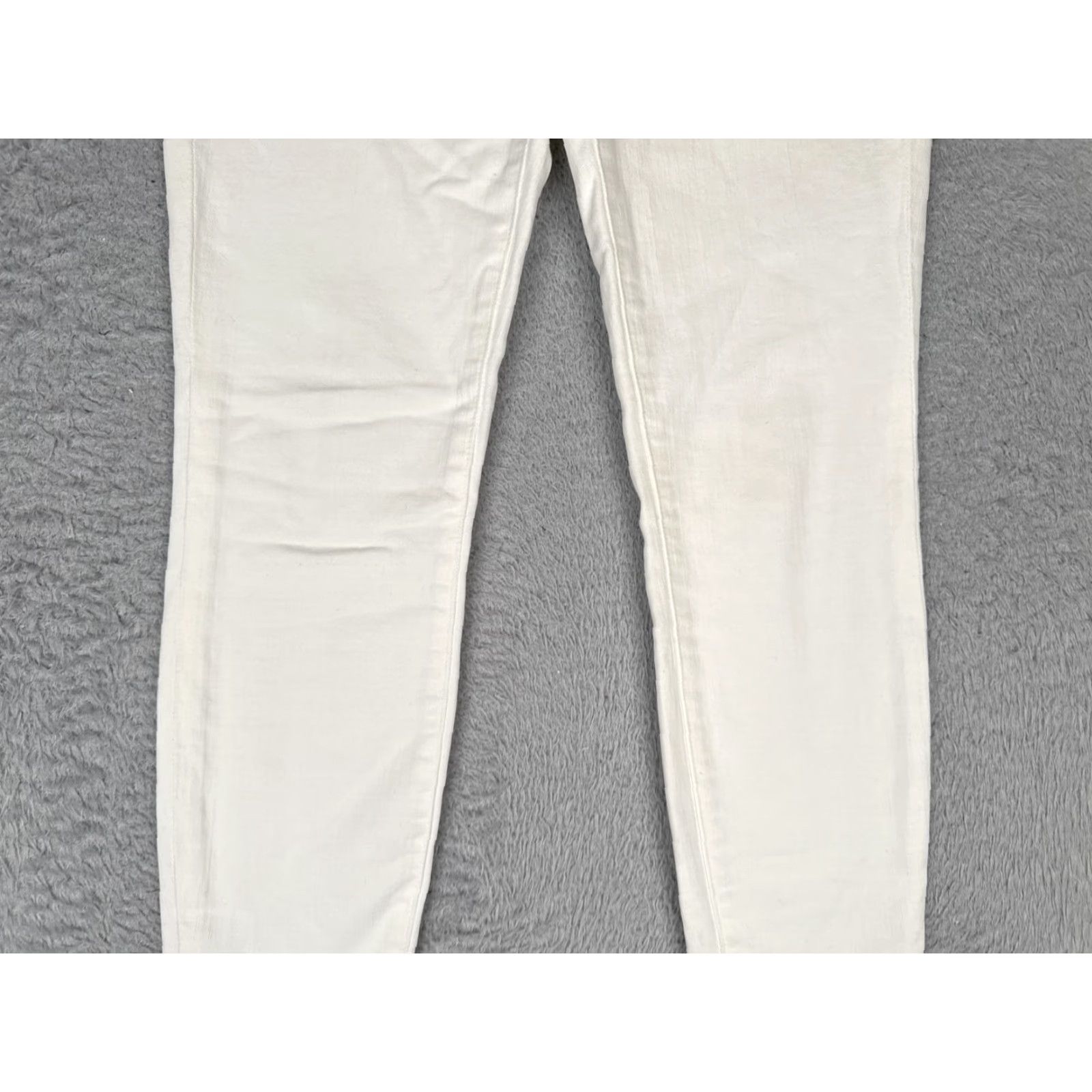 Madewell Madewell Jeans Womens 26x28 White 9 Inch High Rise Skinny Stretch Denim Pants Size 26" / US 2 / IT 38 - 3 Thumbnail