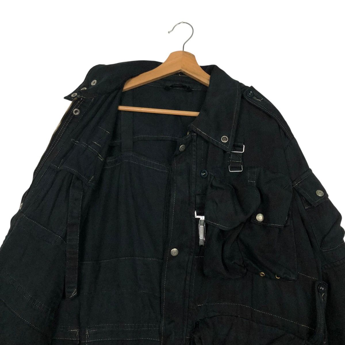 Japanese Brand 🔥VINTAGE BOMBER JACKET BONDAGE UTILITY PARACHUTE ISSEYMIYAKE Size US M / EU 48-50 / 2 - 16 Thumbnail