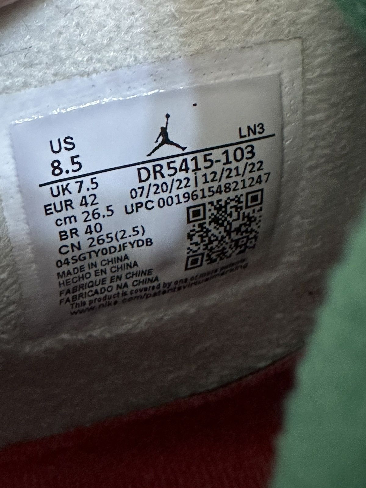Jordan Brand Size 8.5 - Jordan 4 Retro SB Pine Green (DR5415-103) Size US 8.5 / EU 41-42 - 6 Thumbnail
