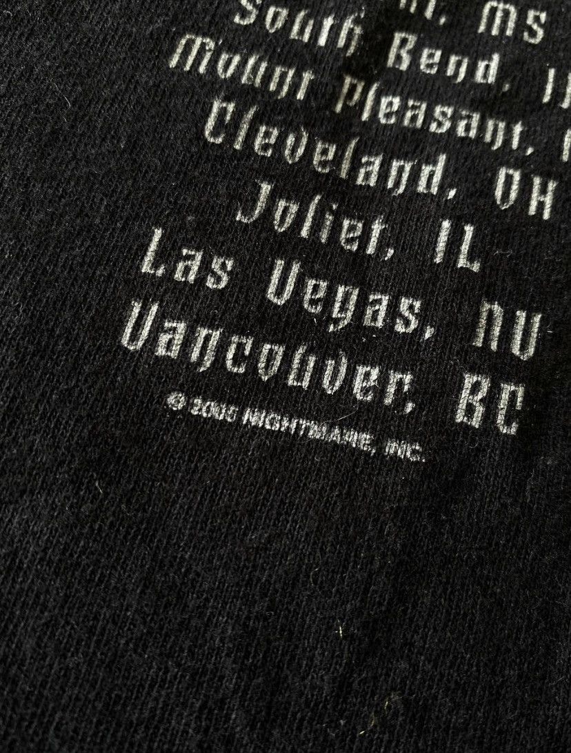 Band Tees Vintage 00's Alice Cooper «Dirty Diamonds Tour» Rare Tee Size US XL / EU 56 / 4 - 5 Thumbnail