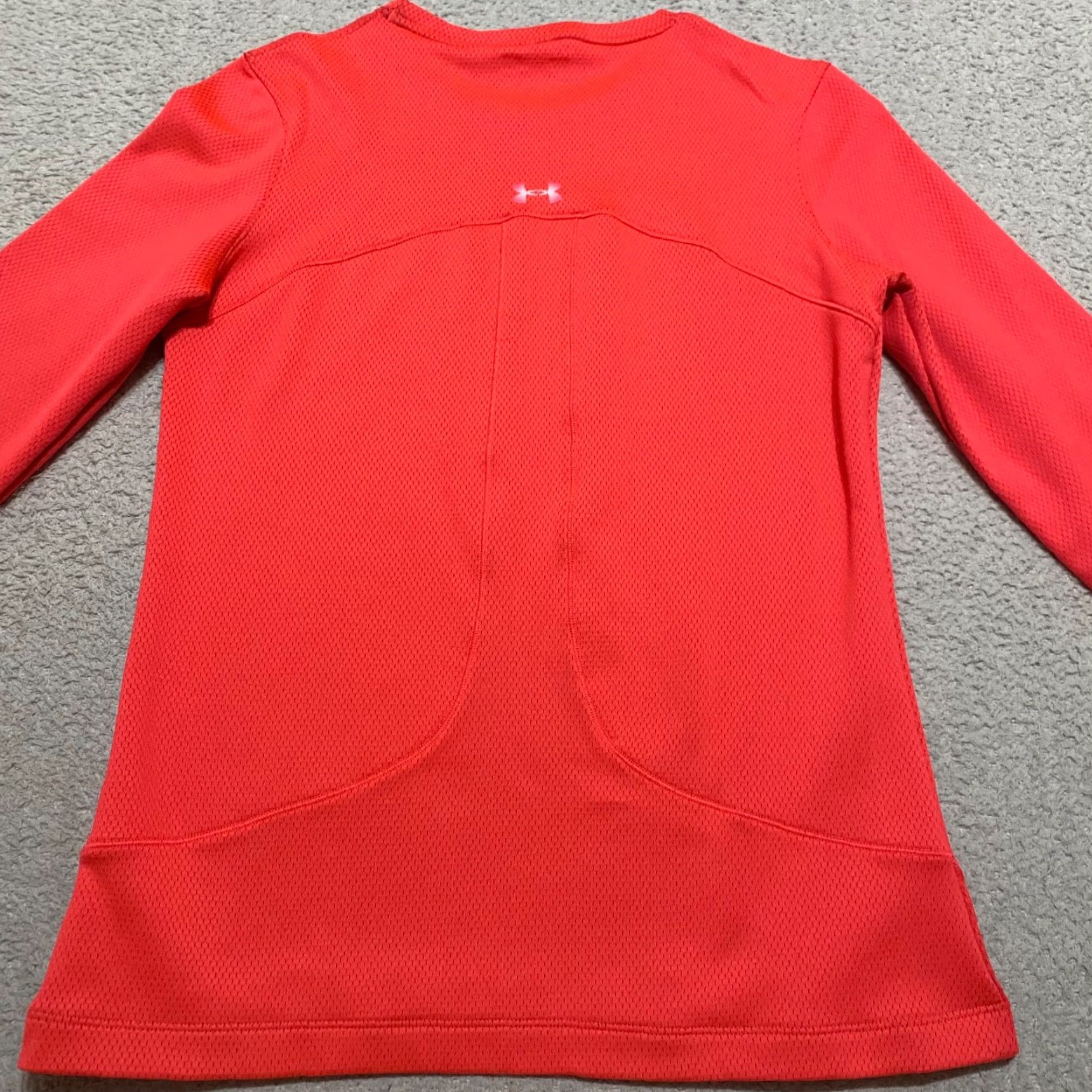 Under Armour Under Armour Womens Shirt Orange ColdGear Long Sleeve Pullover Outdoor Large Adult Womens Orange ColdGear Long Sleeve Shirt Size L / US 10 / IT 46 - 2 Thumbnail