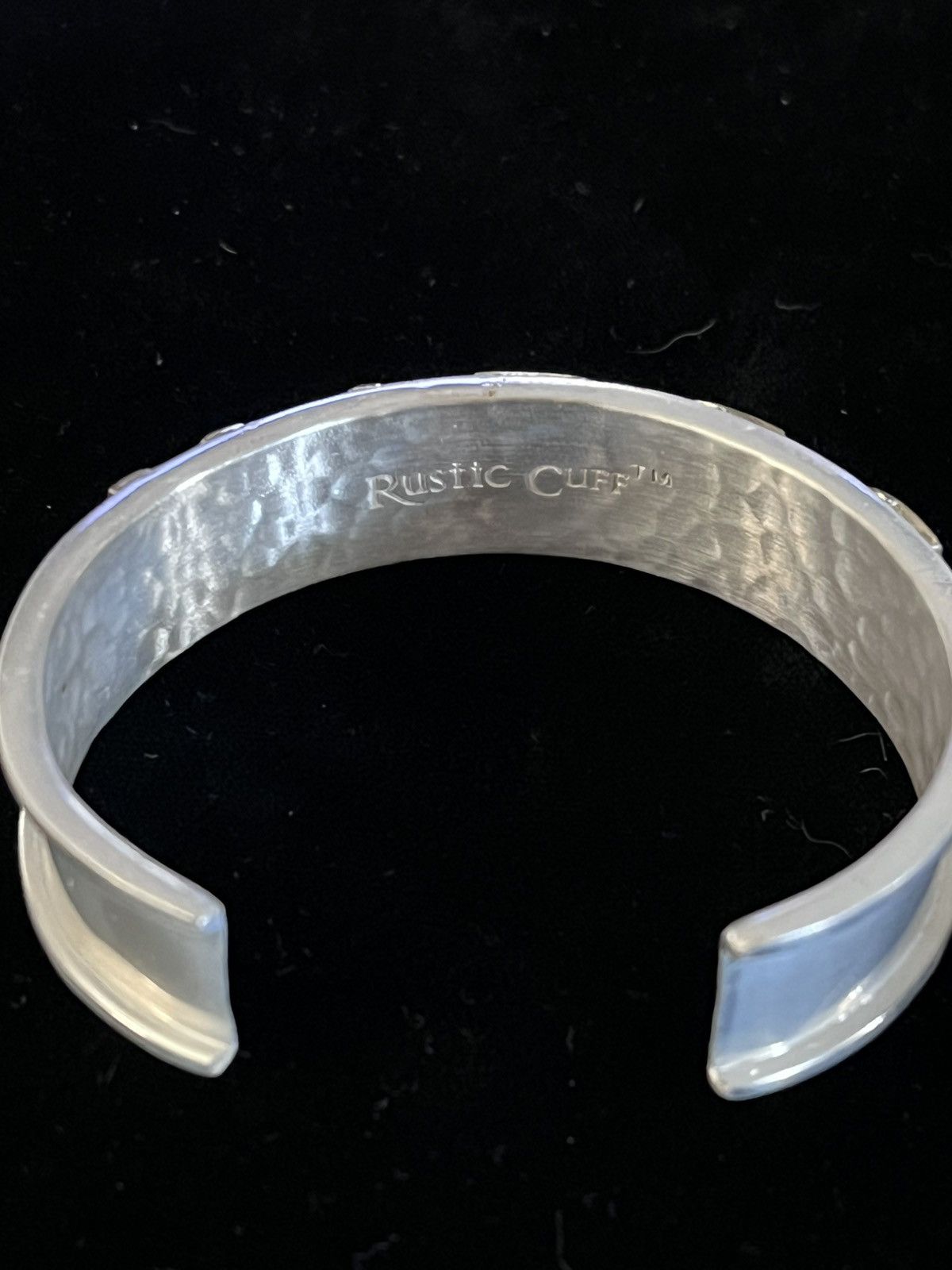 Other Rustic Cuff "DREAM" Mixed Two-Tone Gold & Silver Bangle Size ONE SIZE - 2 Thumbnail