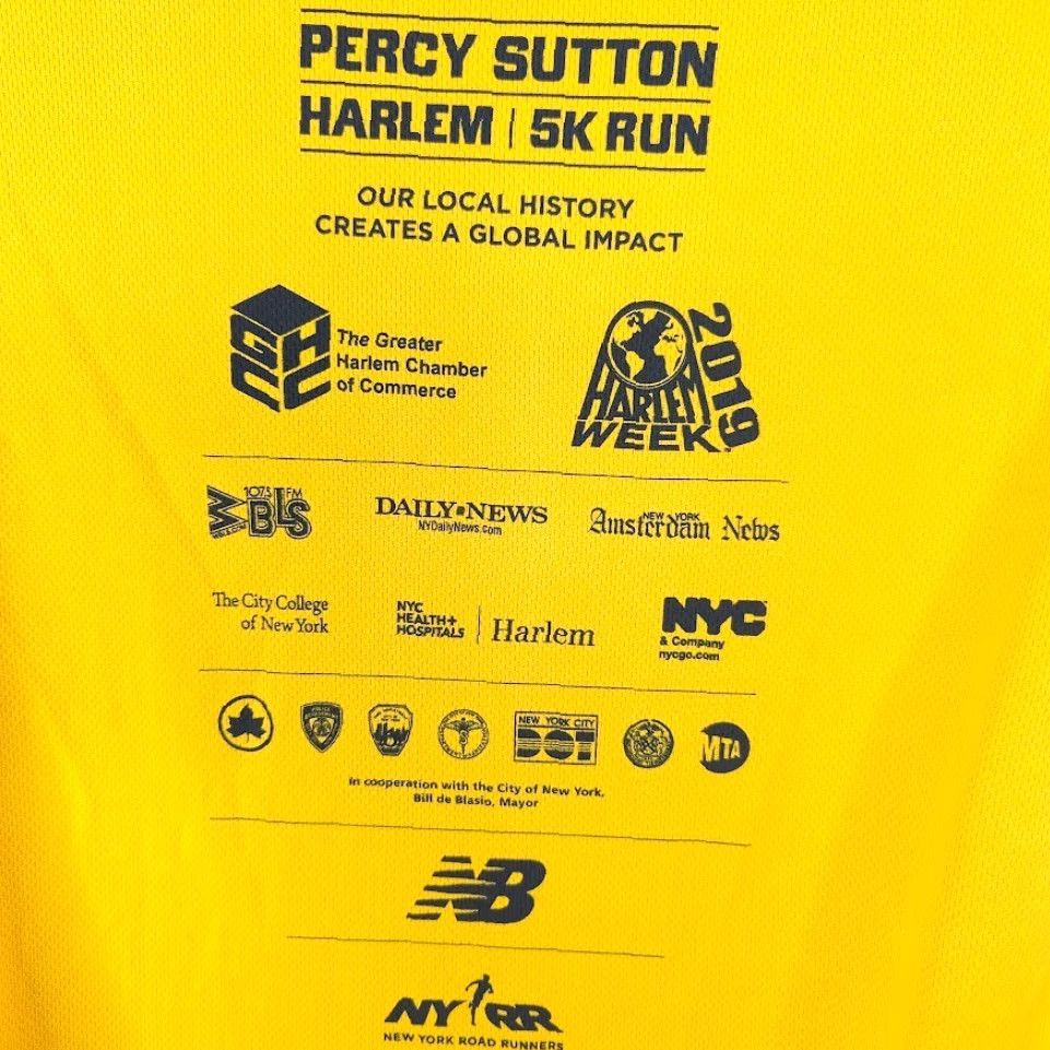 New Balance New Balance Harlem 5K Run T Shirt Mens Size M Yellow NYC Road Runners Graphic Tee USA Size US M / EU 48-50 / 2 - 5 Thumbnail