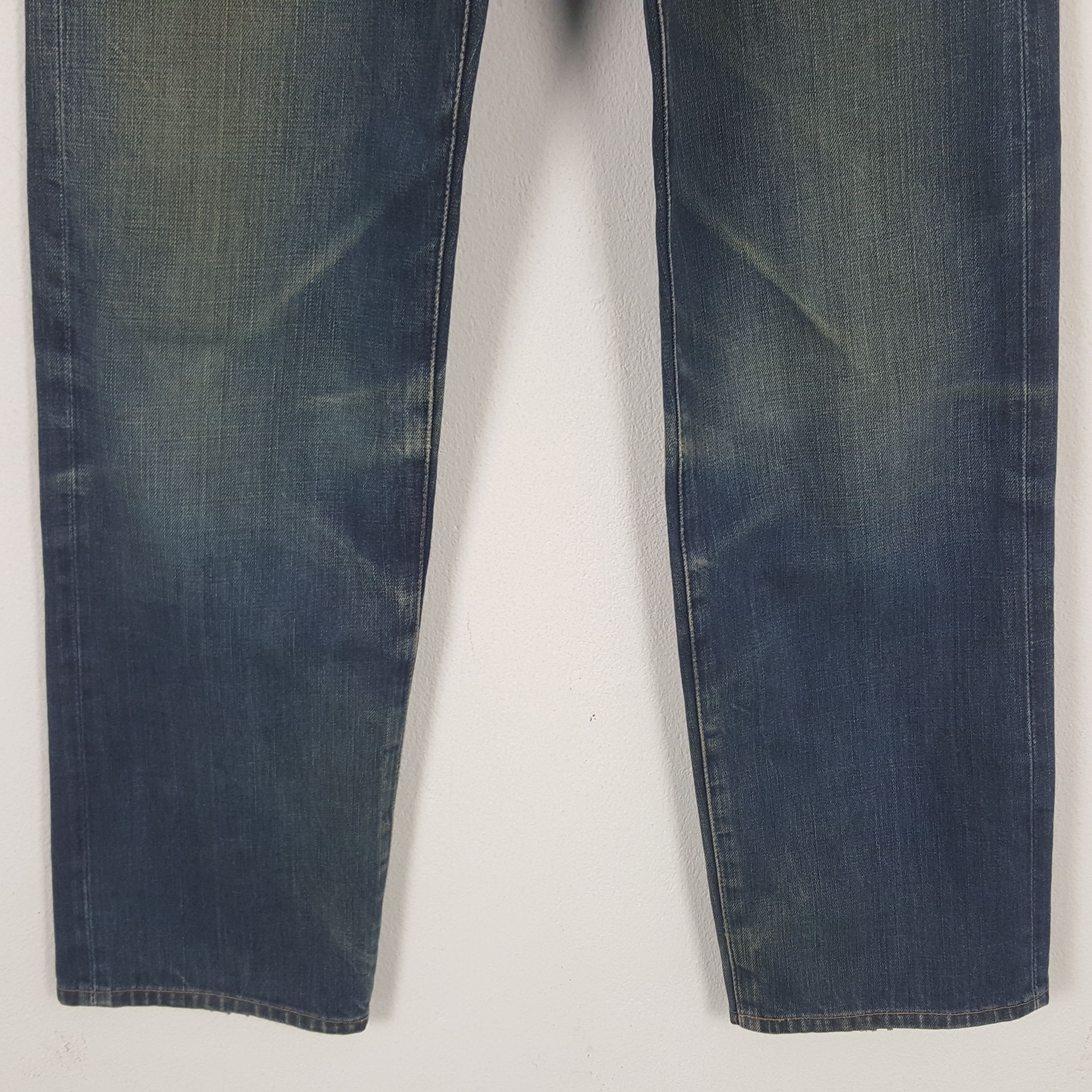 Evisu × Vintage Vintage Evisu Japanese Brand Daicock Custom Denim Jeans Size US 28 / EU 44 - 6 Thumbnail