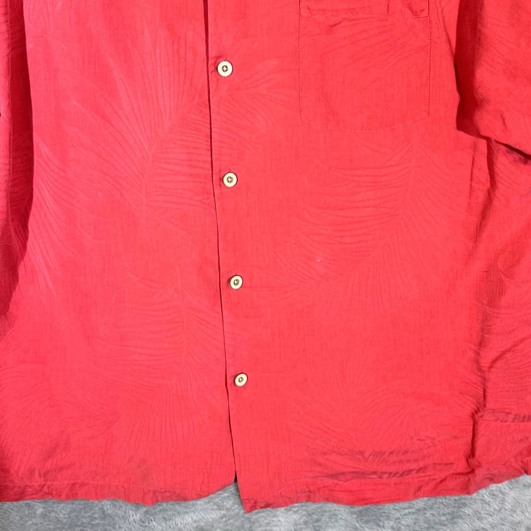 Tommy Bahama VINTAGE Tommy Bahama Shirt XL Pink Silk Original Fit Short Sleeve Button-Up Size US XL / EU 56 / 4 - 6 Thumbnail