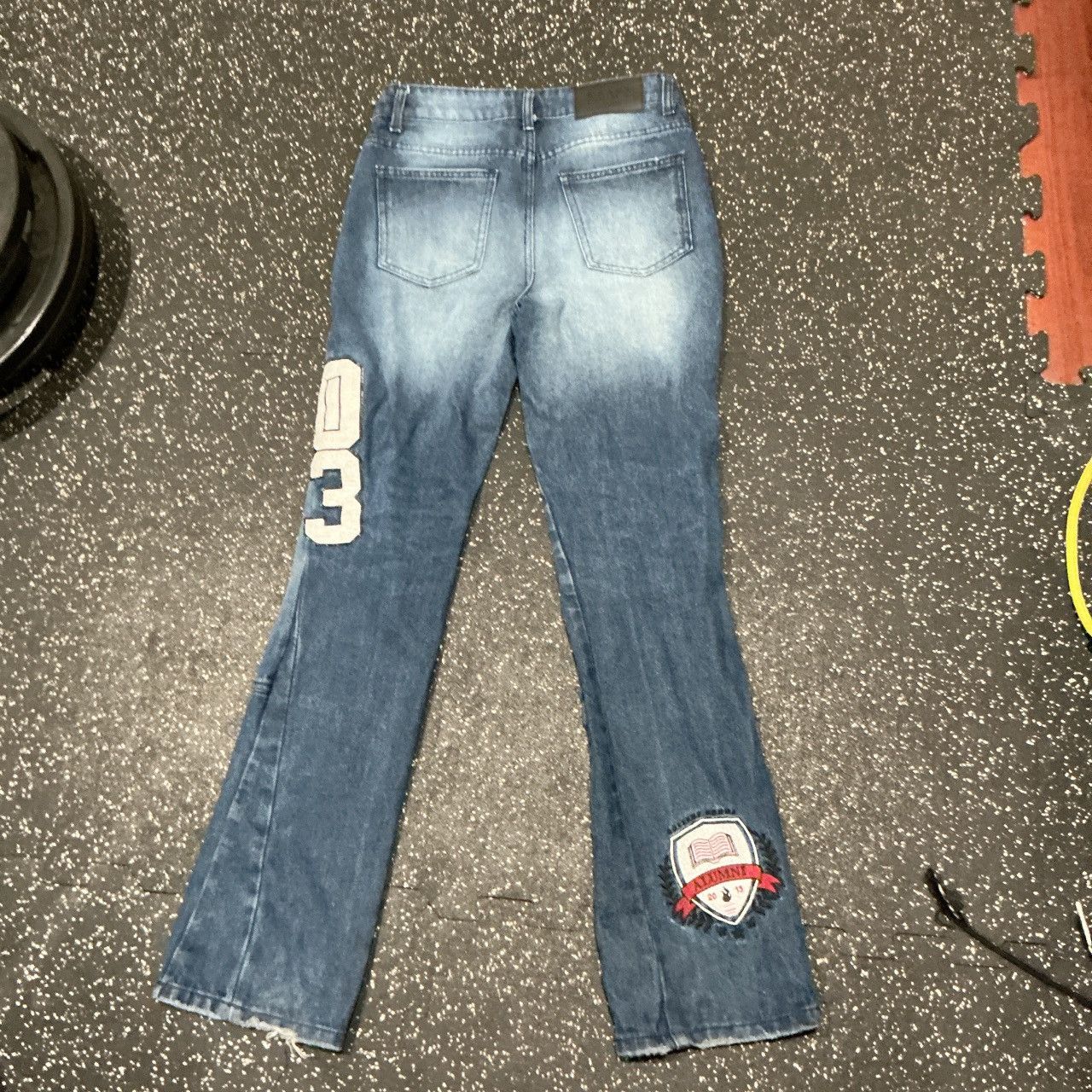 Boohoo denim street-style bootcut jeans Size US 29 - 3 Thumbnail