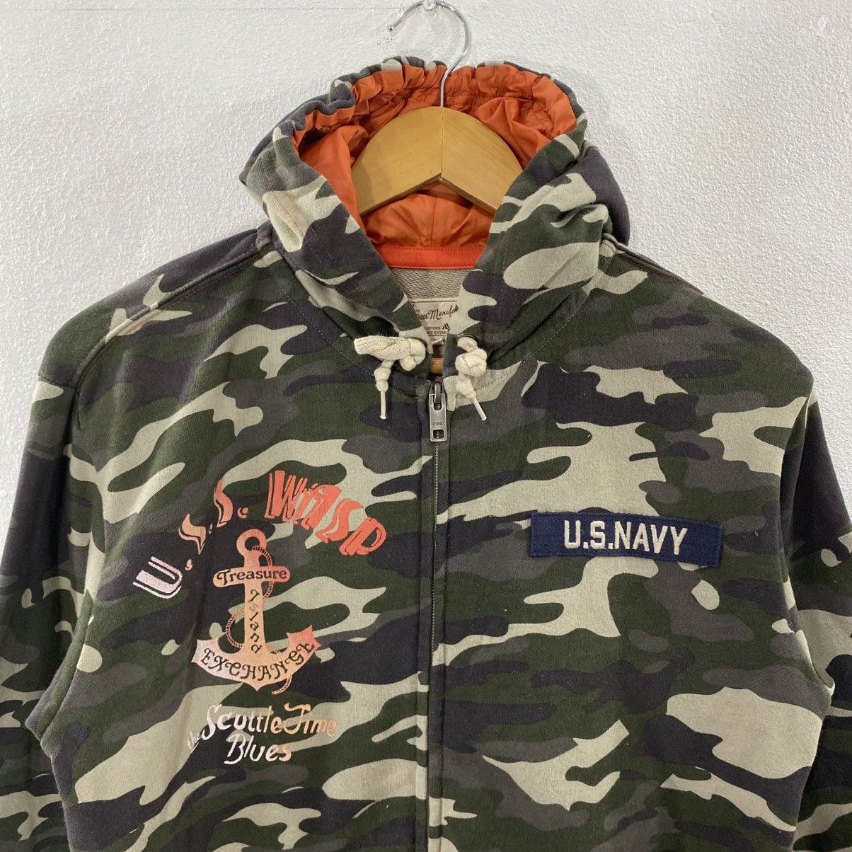 Avirex Vintage Avirex US Navy Camouflage Hoodie Size US M / EU 48-50 / 2 - 3 Thumbnail