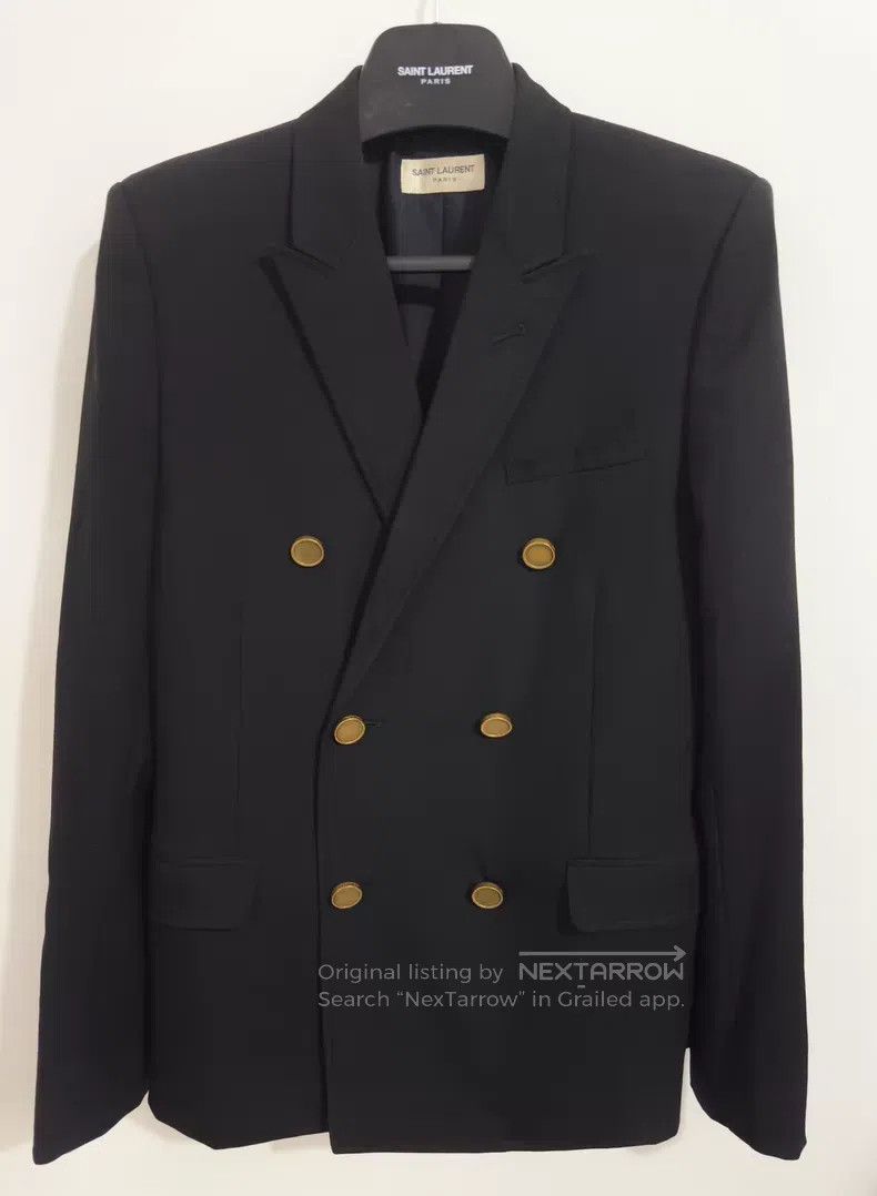 Saint Laurent Paris Saint Laurent Paris Visible Seams Reversible Notched Lapel Size US S / EU 44-46 / 1 - 1 Thumbnail