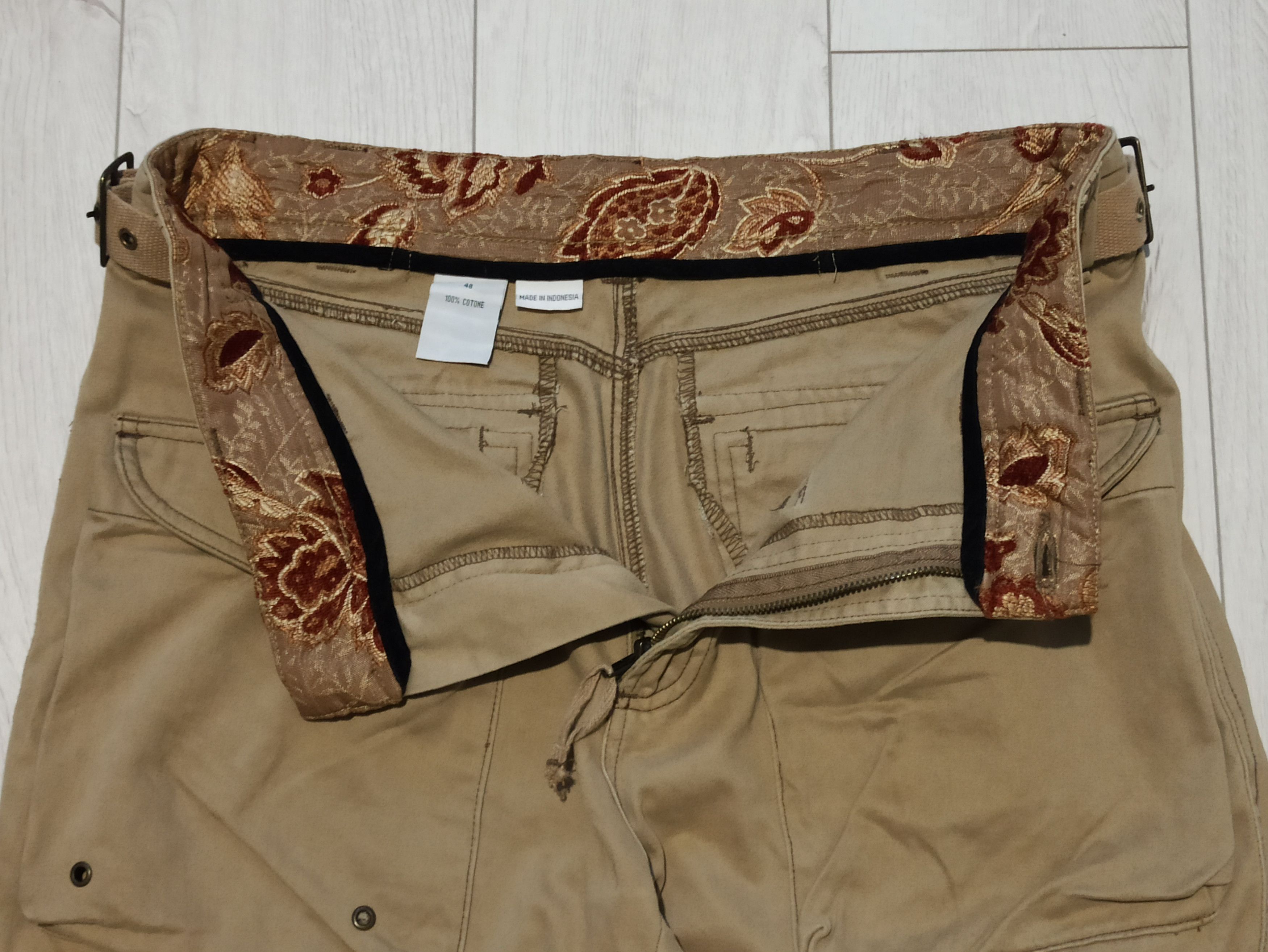 Other Archive Multi Pocket Cargo Pants Technical Utility Khaki 48 Size US 32 / EU 48 - 4 Thumbnail