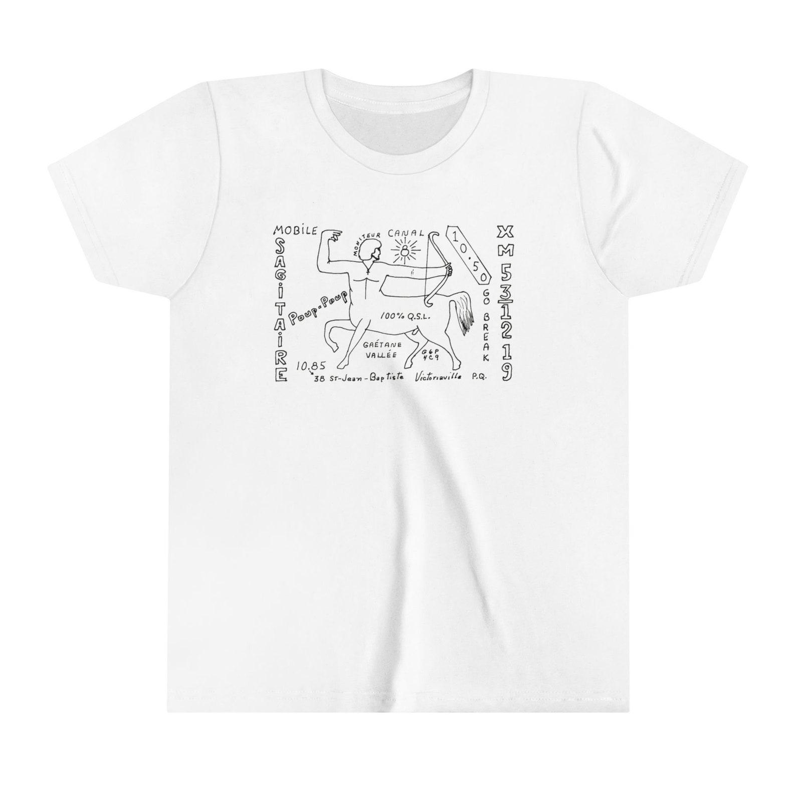 Other Sagittarius Zodiac Baby Tee – Retro 90s Graphic Size M / US 6-8 / IT 42-44 - 2 Thumbnail