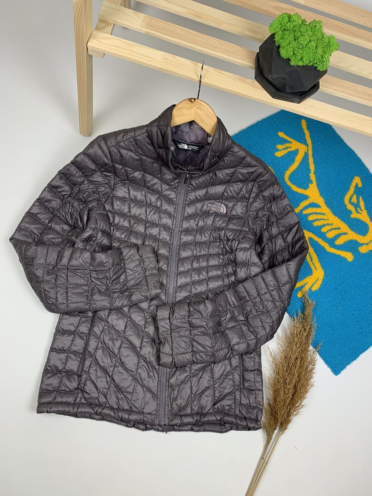 The North Face The North Face Brown Thermoball Jacket Size M / US 6-8 / IT 42-44 - 3 Thumbnail