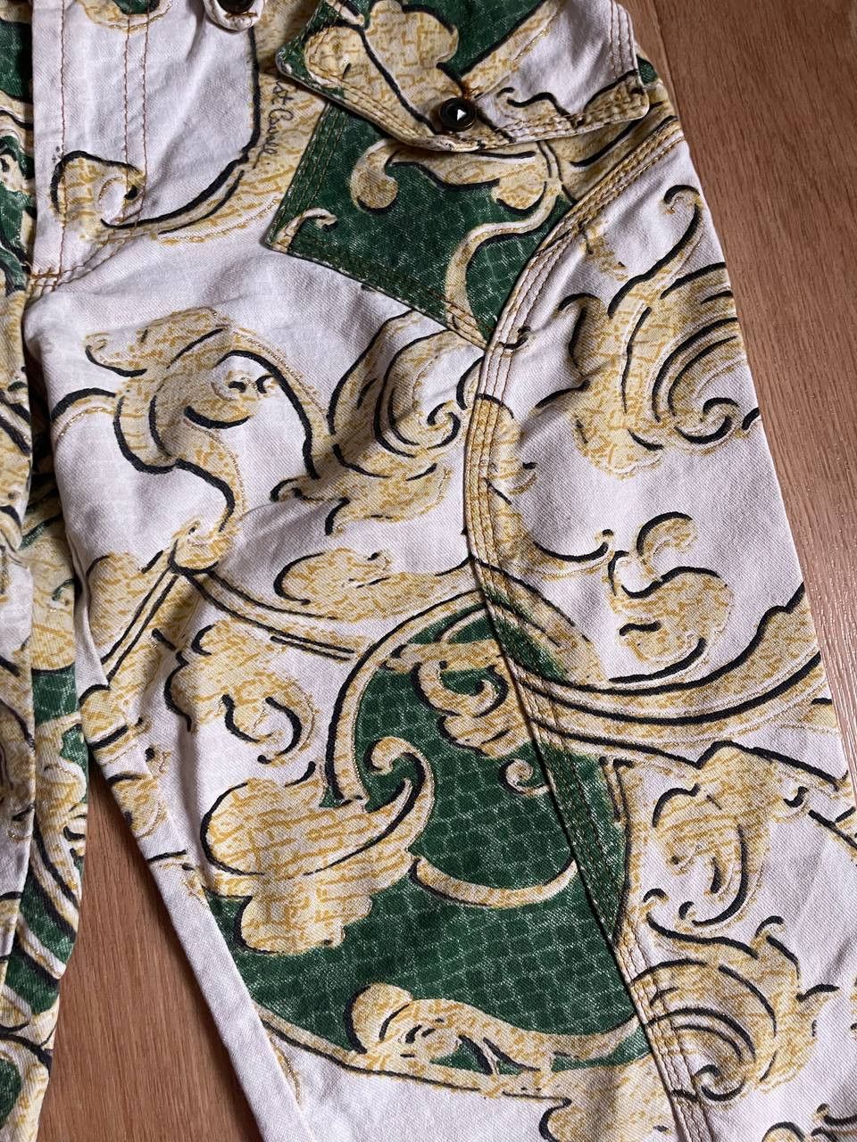 Just Cavalli × Roberto Cavalli Just Cavalli Baroque Print Capri Size 26" / US 2 / IT 38 - 12 Thumbnail