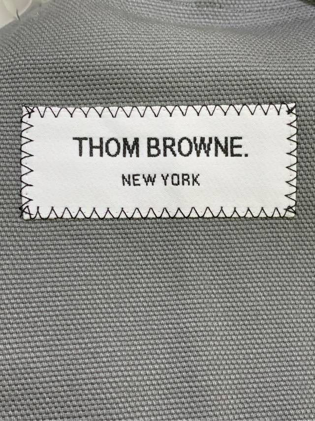 Thom Browne Thom Browne Grey Cut-Out 4-Bar Blazer (1) Size 40R - 5 Thumbnail