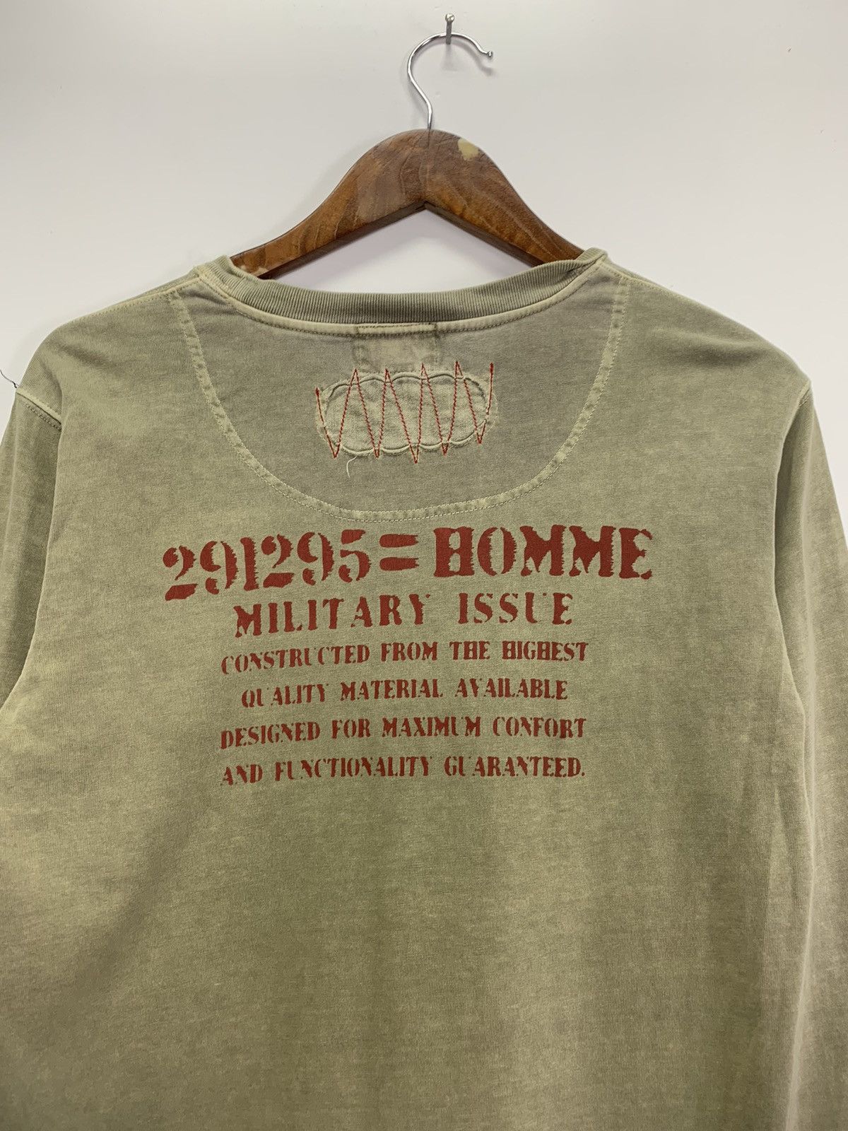 Japanese Brand × Vintage Vintage 291295 Homme Military Issue Sweatshirt Size US S / EU 44-46 / 1 - 10 Thumbnail