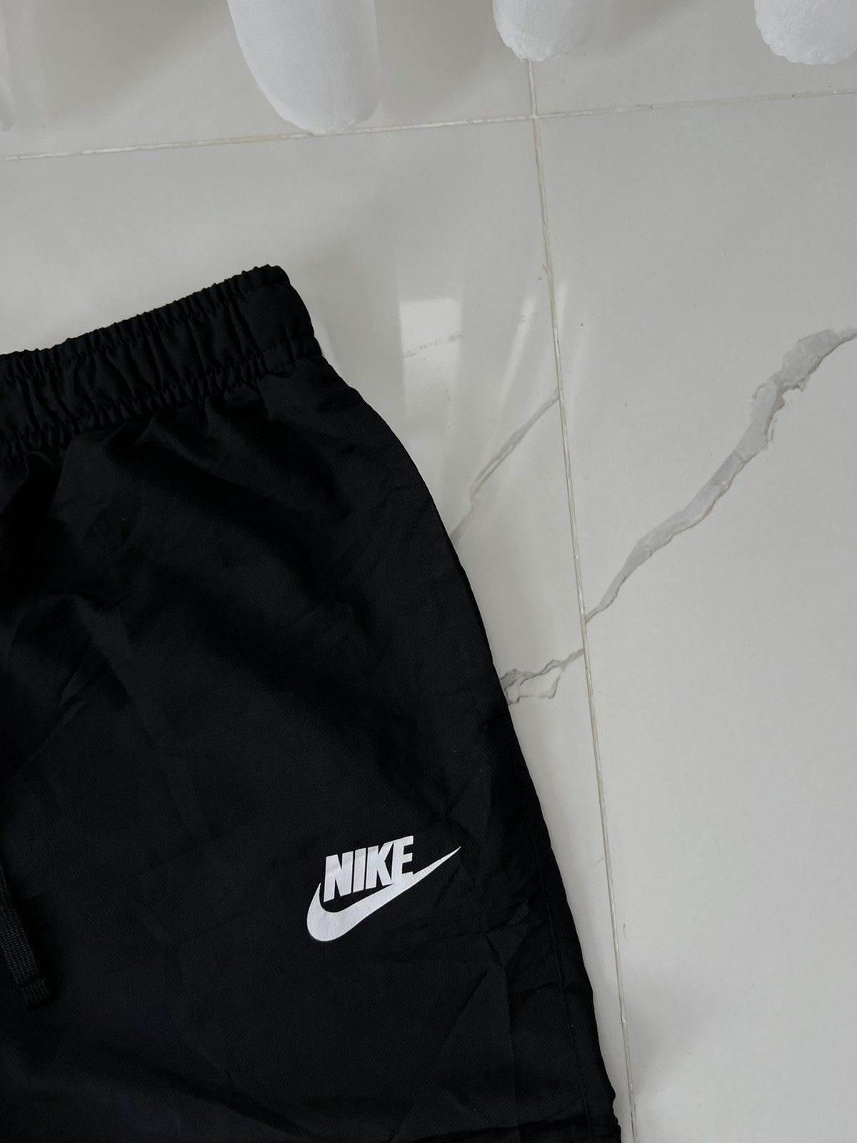 Nike × Vintage 90’s NIKE SWOOSH LOGO RETRO BAGGY TRACK PANTS Y2K GORPCORE Size US 34 / EU 50 - 4 Thumbnail