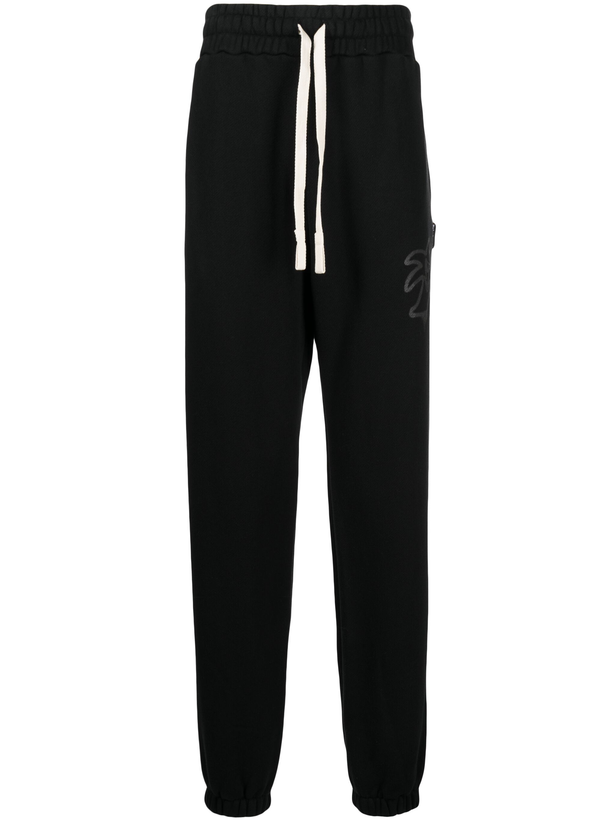 Palm Angels o1in1s1024 Q:1 / "Hunter" Classic Sweatpants & Jogger Black Size US 32 / EU 48 - 1 Thumbnail