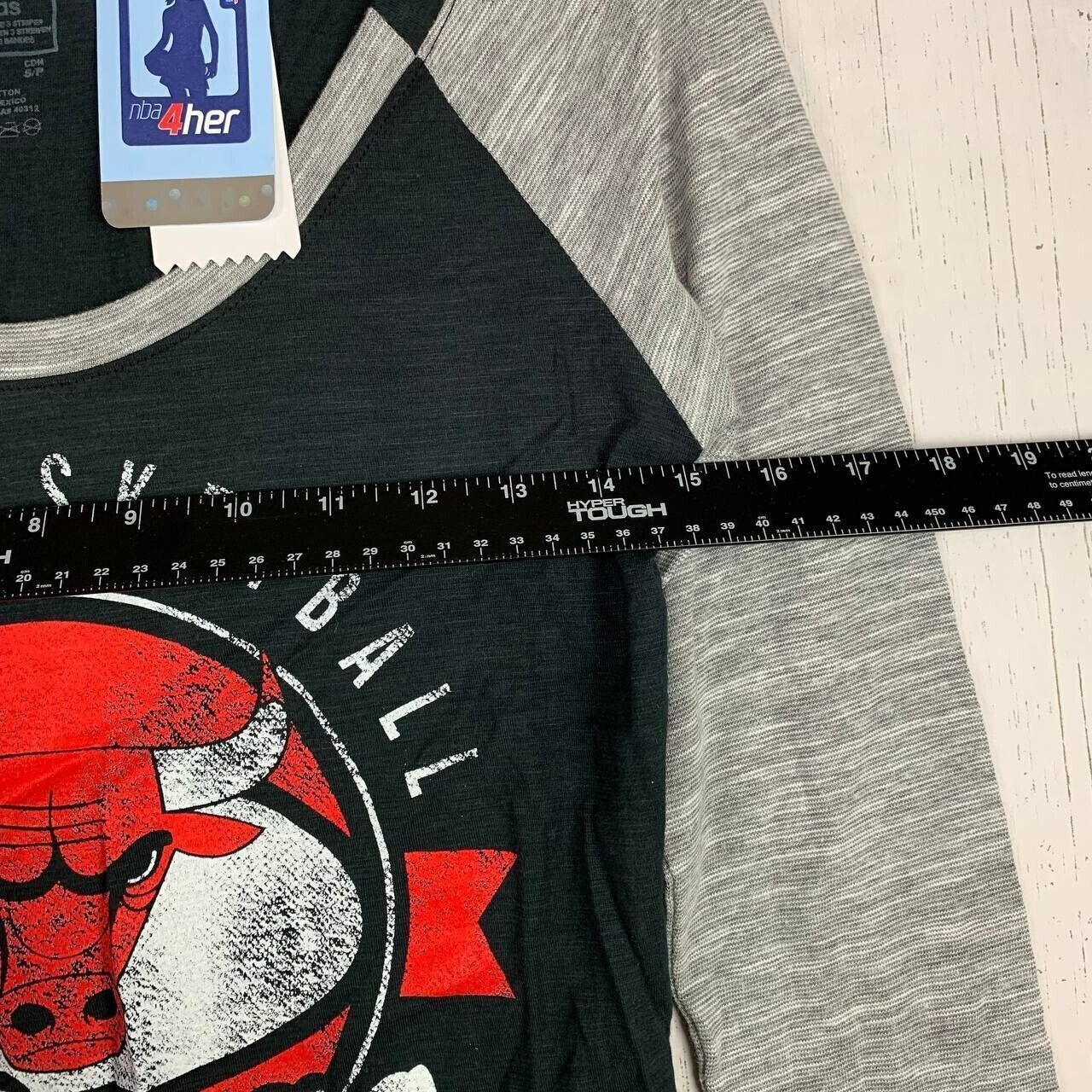 Adidas Chicago Bulls NBA Small Pullover Sweater Black New Women Size S / US 4 / IT 40 - 5 Thumbnail