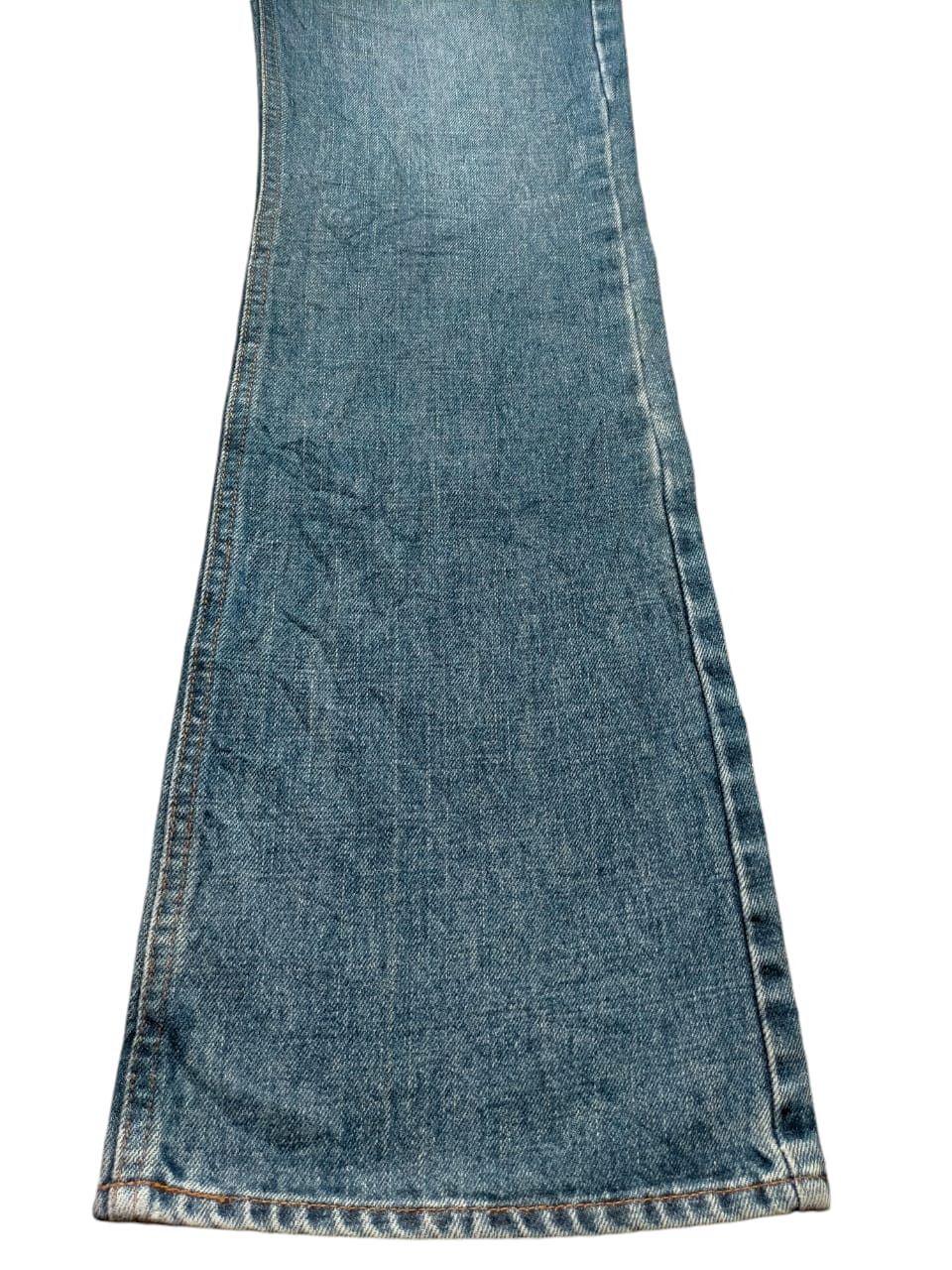 Japanese Brand Flare Jeans Bobson chesking Boot cut Denim Size US 31 - 10 Thumbnail