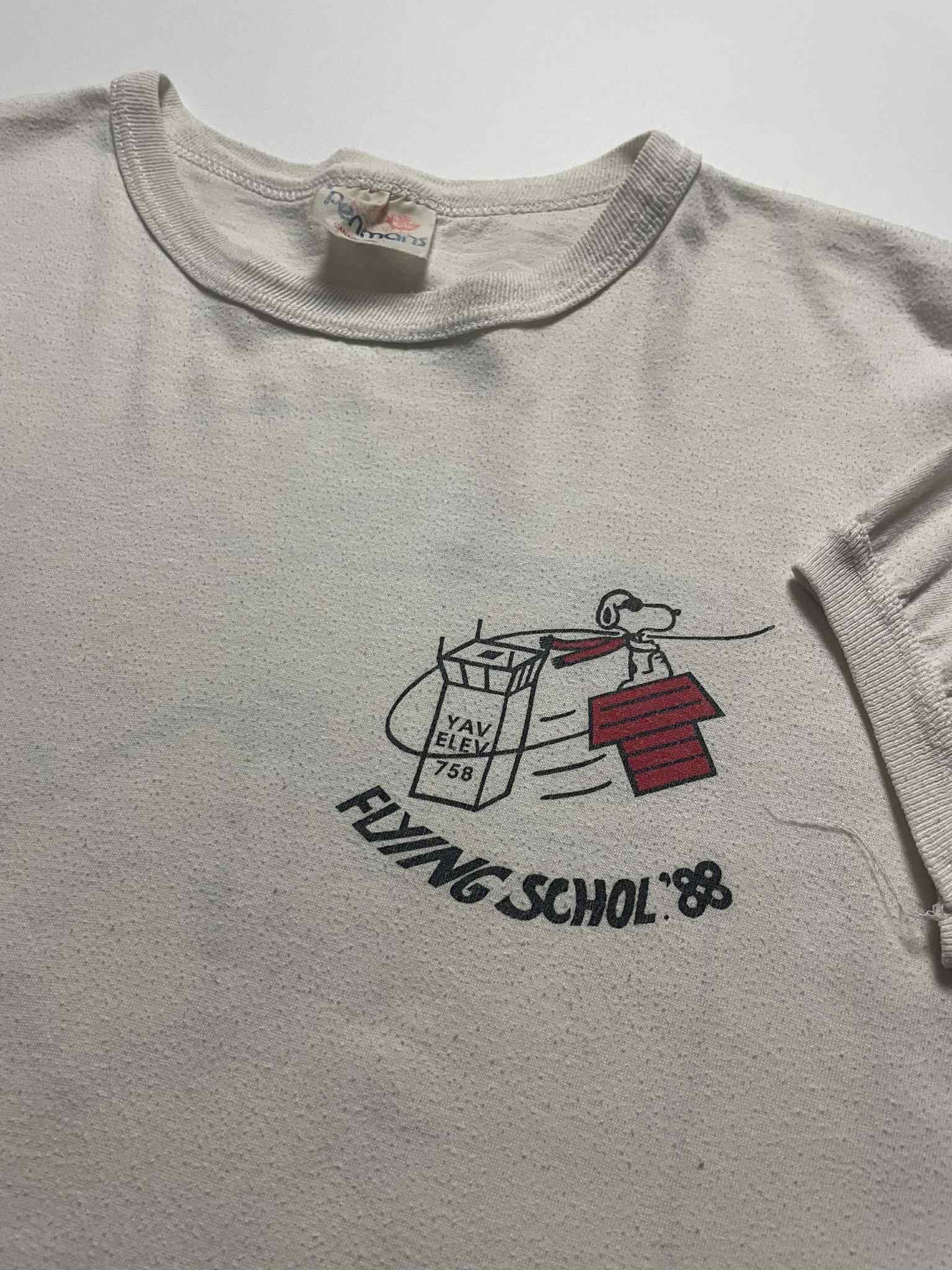 Vintage Vintage 80s Snoopy Peanuts Flight Shirt Size US M / EU 48-50 / 2 - 3 Thumbnail