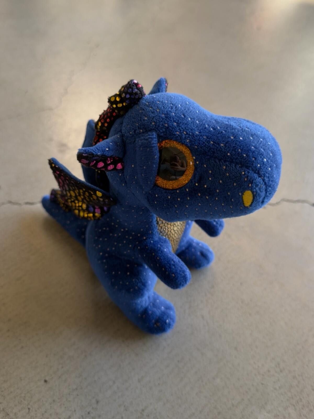 Tyler The Creator Ty Beanie Boo / Dragon Plush Stuffed Animal / blue Size ONE SIZE - 5 Thumbnail