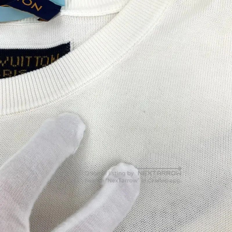 Louis Vuitton Louis Vuitton Men's Cotton T-Shirt in Off-White . Size US XL / EU 56 / 4 - 8 Thumbnail
