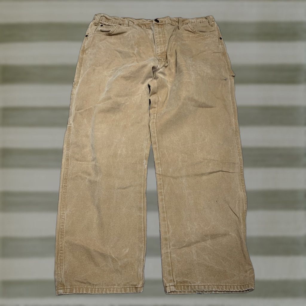 Dickies DICKIES Carpenter Pants Jeans Brown Duck Mens Size 40 x 28.5 Work Construction Size US 40 / EU 56 - 1 Thumbnail