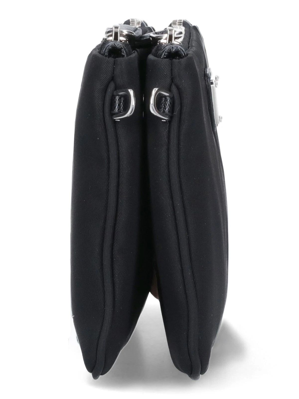 Prada PRADA Re-Nylon Black Double Pouch New And Authentic Size ONE SIZE - 5 Thumbnail