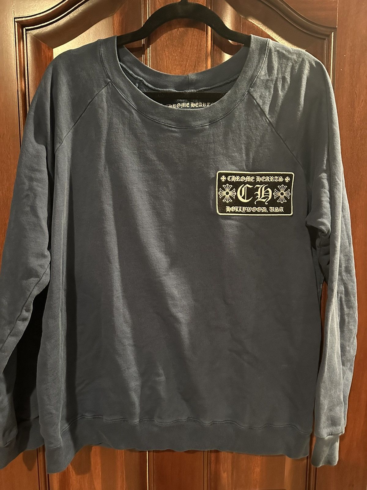Chrome Hearts Chrome Hearts Patch Crewneck Size US L / EU 52-54 / 3 - 1 Thumbnail