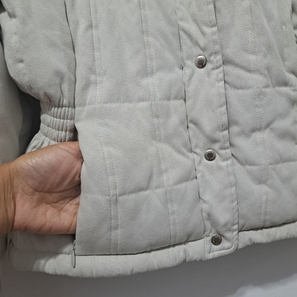 Other Vintage Eckored Women's Puffer Coat With Hoodie Medium Beige Size M / US 6-8 / IT 42-44 - 12 Thumbnail