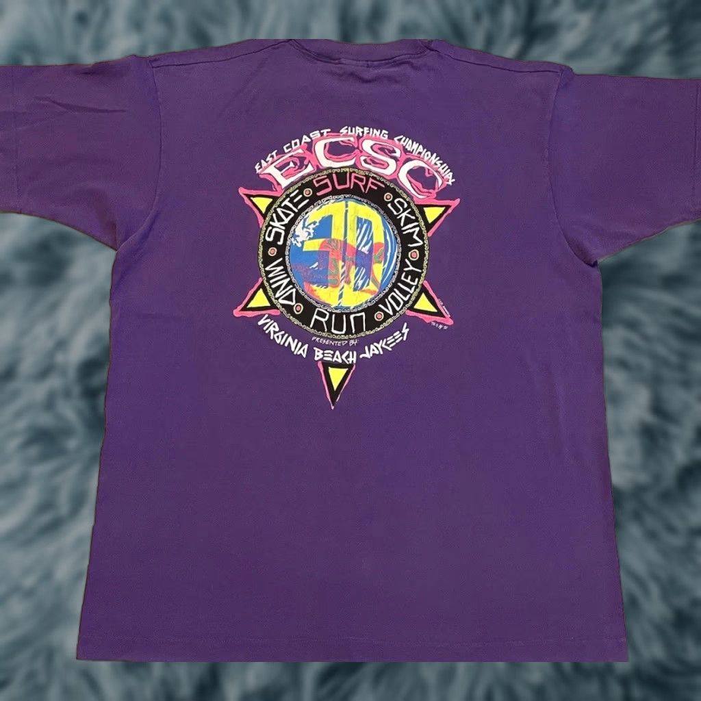 Budweiser VINTAGE Budweiser East Coast Surf Championship Faded Shirt XL Purple USA 90s Surfing Theme Skater Beach Grunge Rock Nintendo? No. Size US XL / EU 56 / 4 - 1 Thumbnail