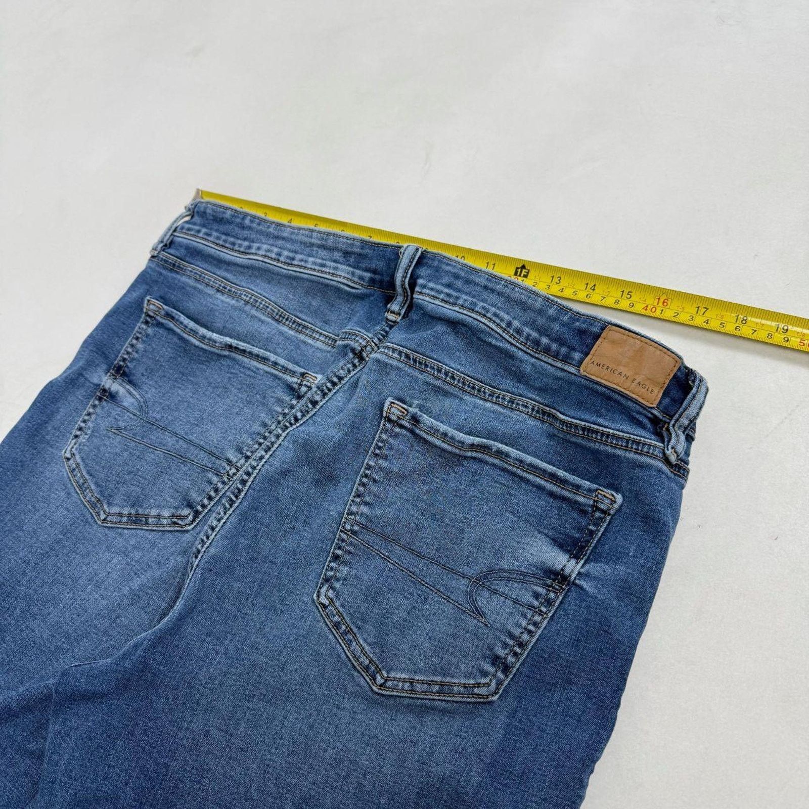 American Eagle Outfitters Vintage stonewash y2k grunge baggy bootcut archive jeans Size US 36 / EU 52 - 5 Thumbnail