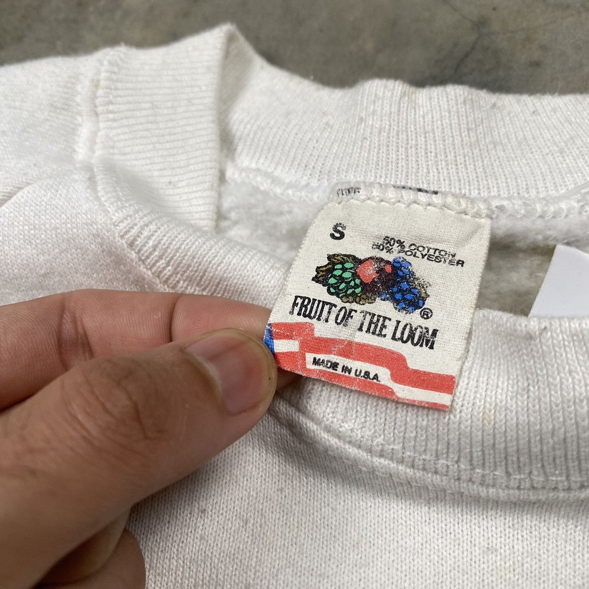 Grail 1984 Hawaii University On FOTL Tag Crewneck