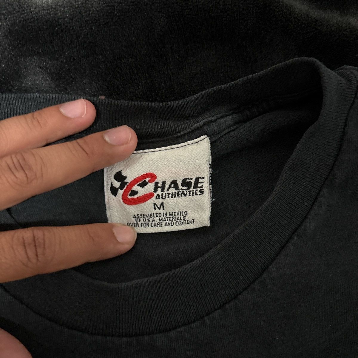 Chase Authentics 1997 Dale Earnhardt Goodyear black racing tee Size US M / EU 48-50 / 2 - 4 Thumbnail