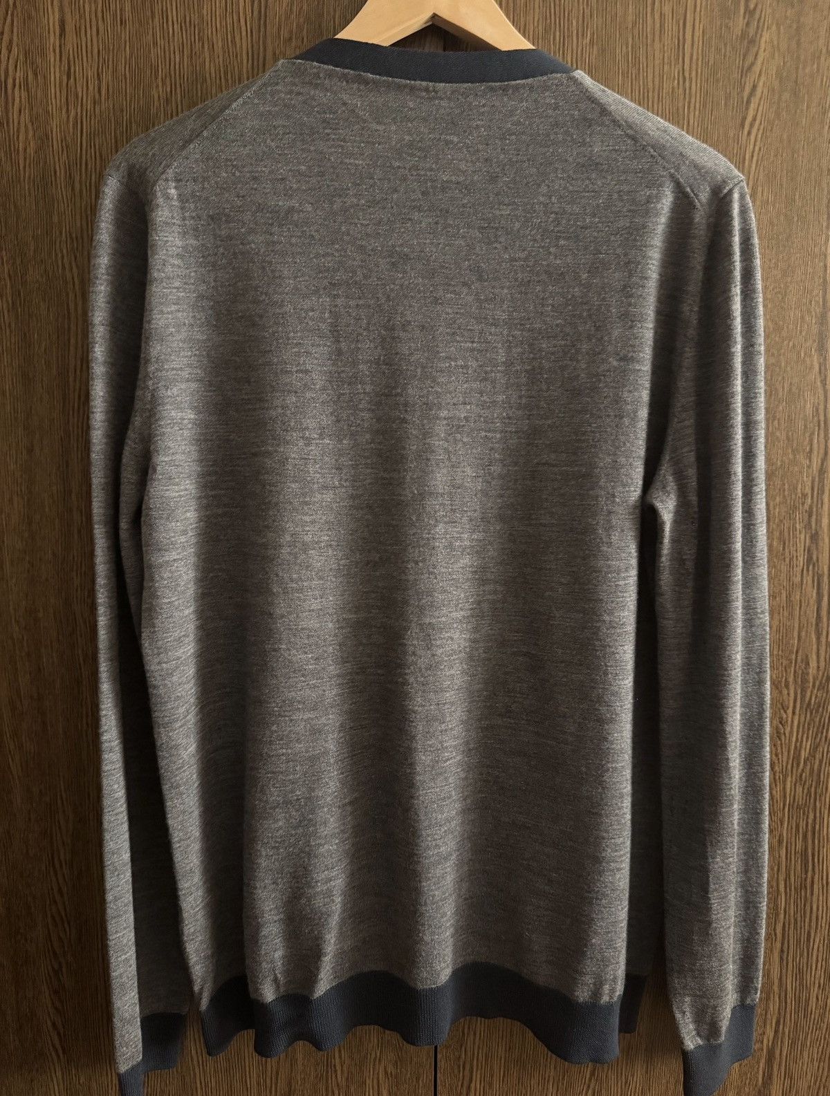 Gucci GUCCI by Frida Giannini 2007 Knight Logo Wool Cardigan Demna Size US XL / EU 56 / 4 - 4 Thumbnail