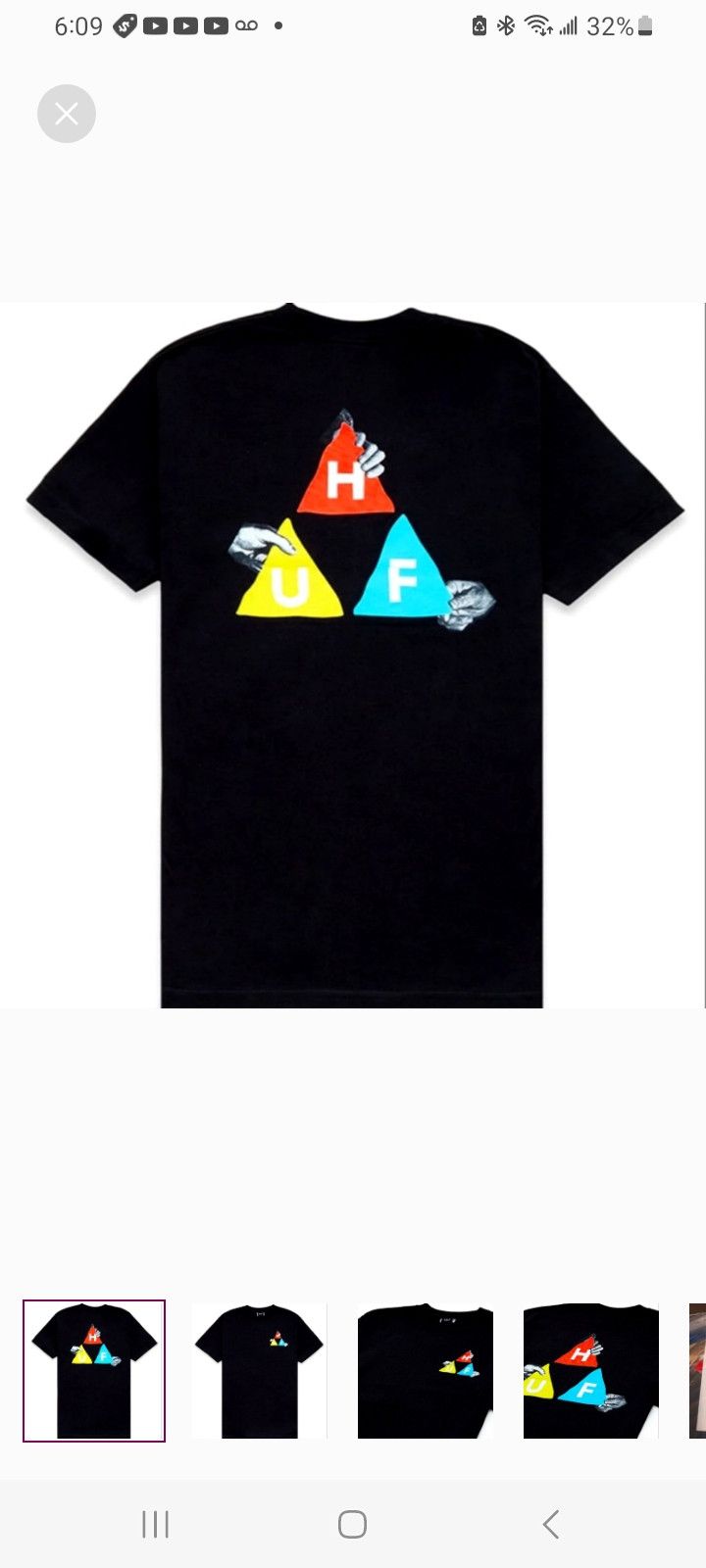 Huf HUF Ritual T-Shirt Size US M / EU 48-50 / 2 - 1 Thumbnail