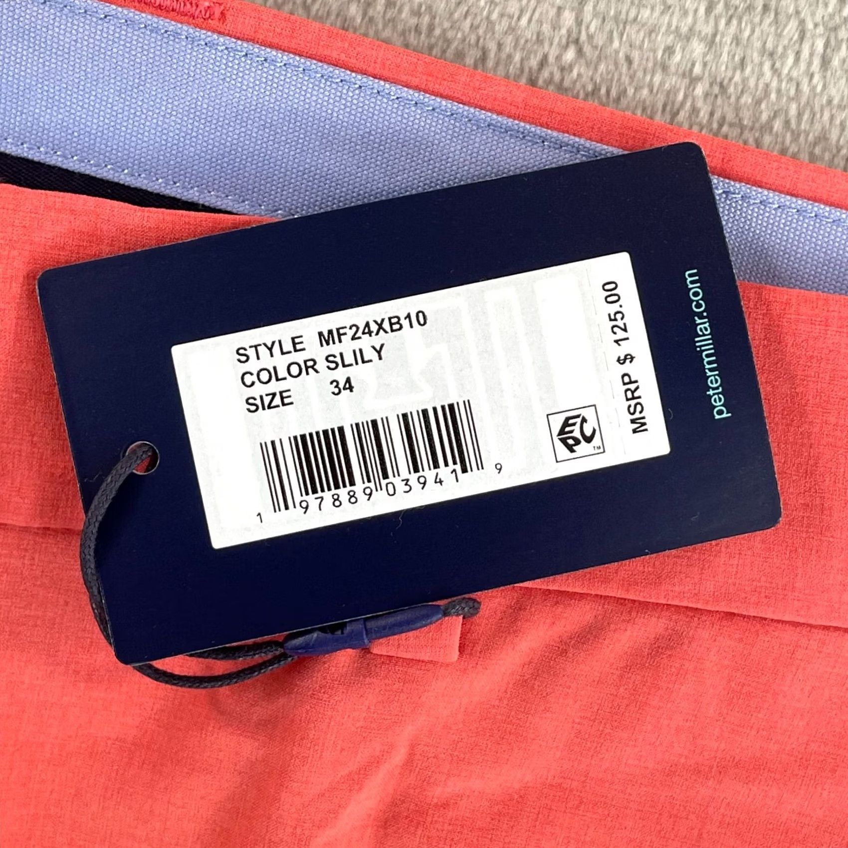 Peter Millar Peter Millar Surge Performance Shorts Men 34 Golf Shorts Regular 34 Orange Crown NWT Crown 125 NWT Size US 34 / EU 50 - 4 Thumbnail