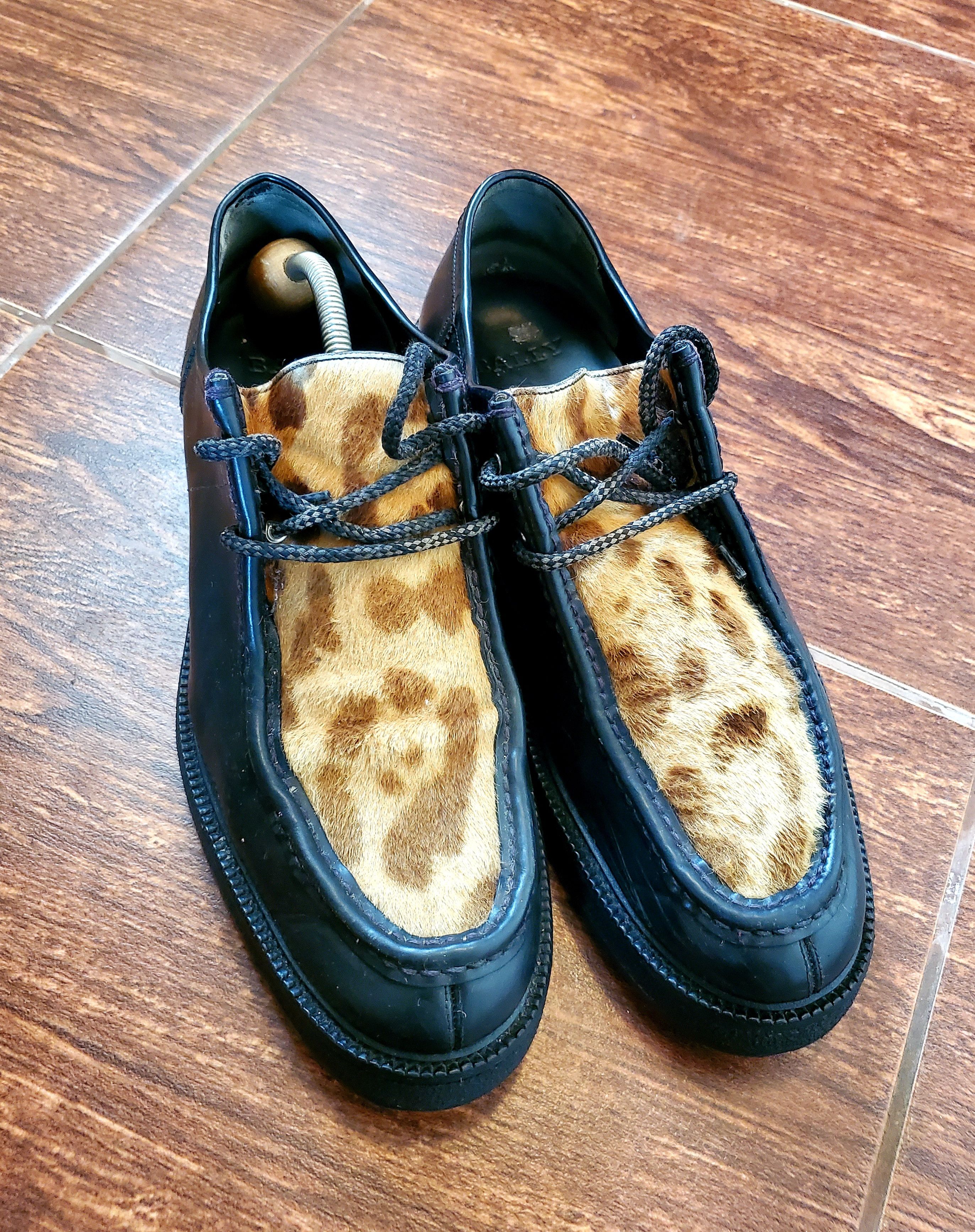 Bally × Vintage 1,000$ Bally Black Dyson leather Laces Up shoes size US 11 Size US 11 / EU 44 - 2 Thumbnail