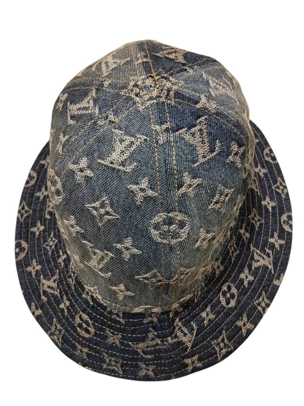Louis Vuitton × Virgil Abloh Floral Reversible Monogram Bucket Hat Size ONE SIZE - 4 Thumbnail