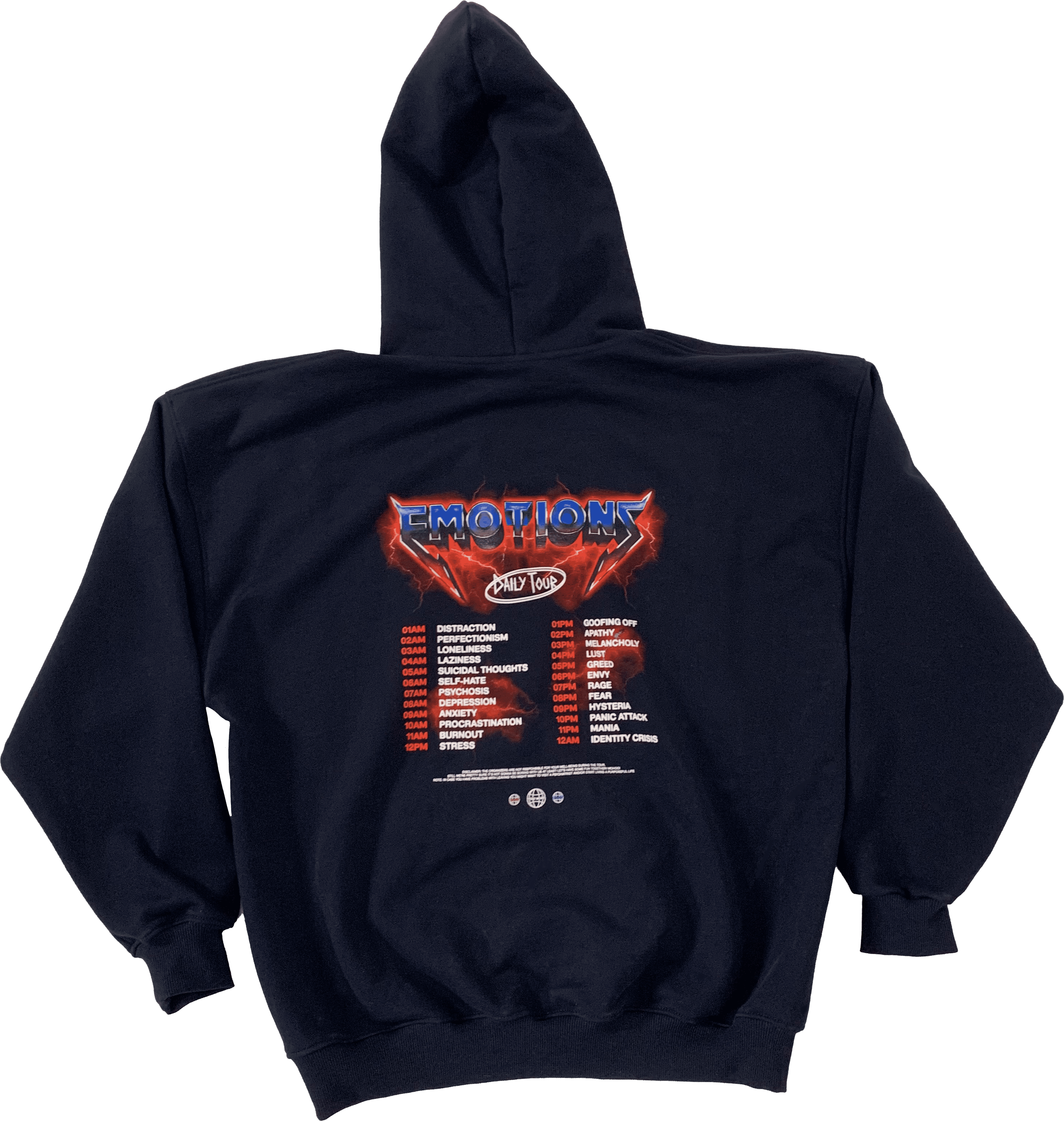 Other Line Nine "EMOTIONS DAILY TOUR" Hoodie Size US M / EU 48-50 / 2 - 3 Thumbnail