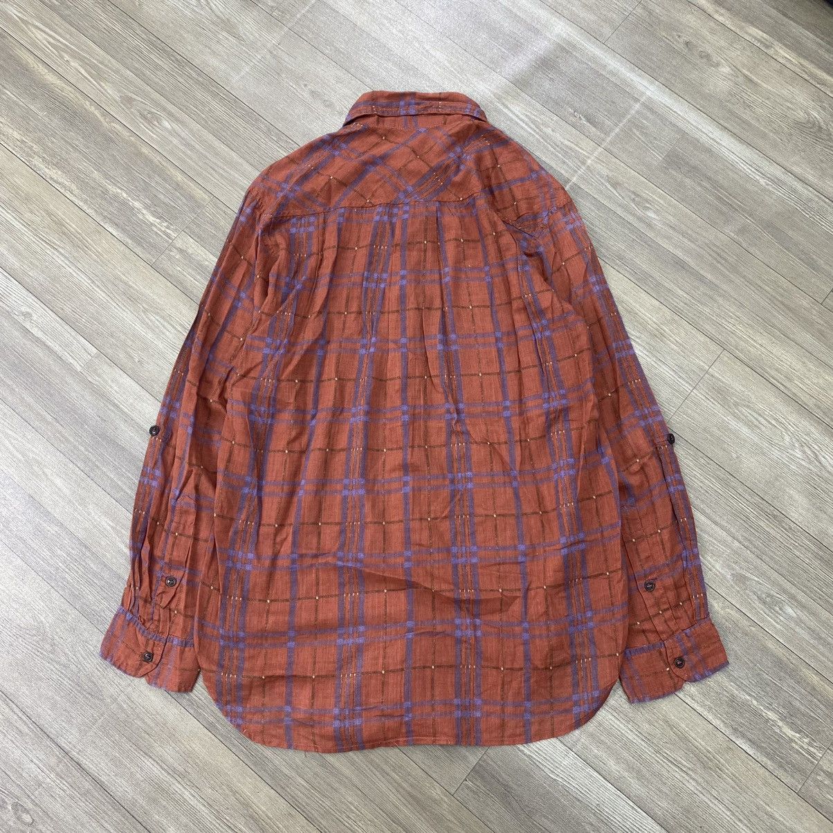 Isabel Marant Etoile Vintage Isabel Marant Etoile Plaid Blouse Button Up Shirt Size S / US 4 / IT 40 - 12 Thumbnail