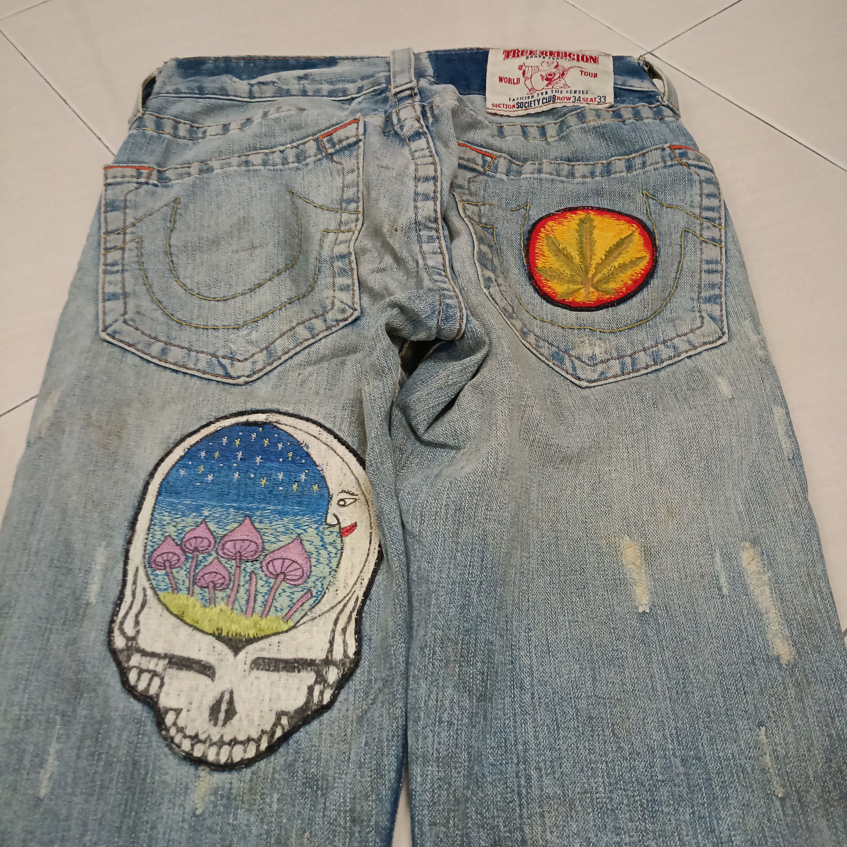 Jimi Hendrix × True Religion Rare True Religion Jimi Hendrix Size US 30 / EU 46 - 9 Thumbnail