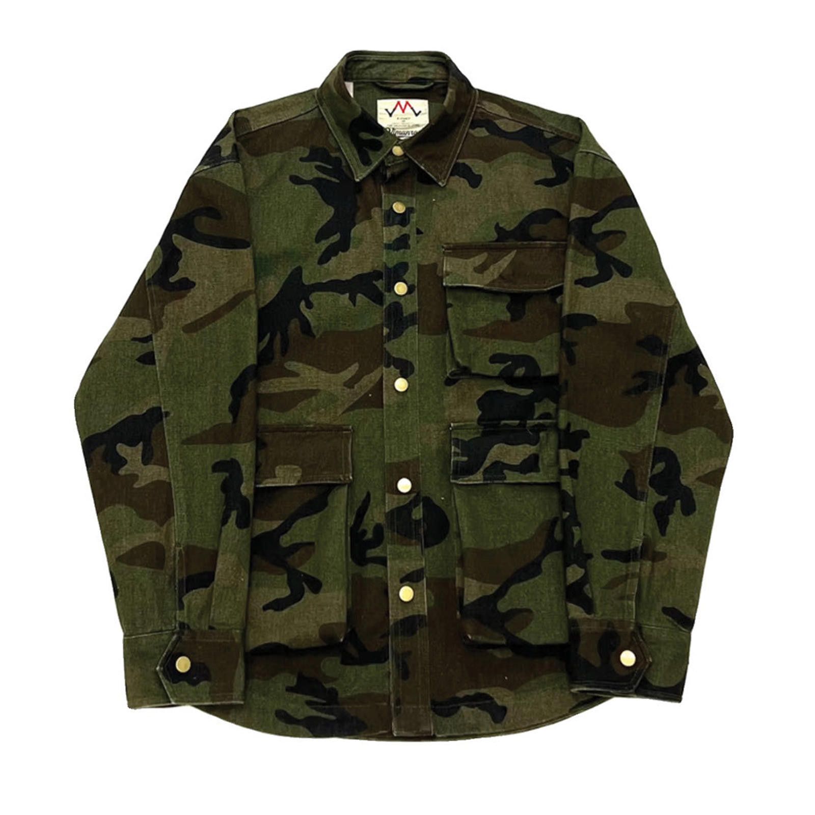 Camo Workwear Cargo Long Sleeve Shirt