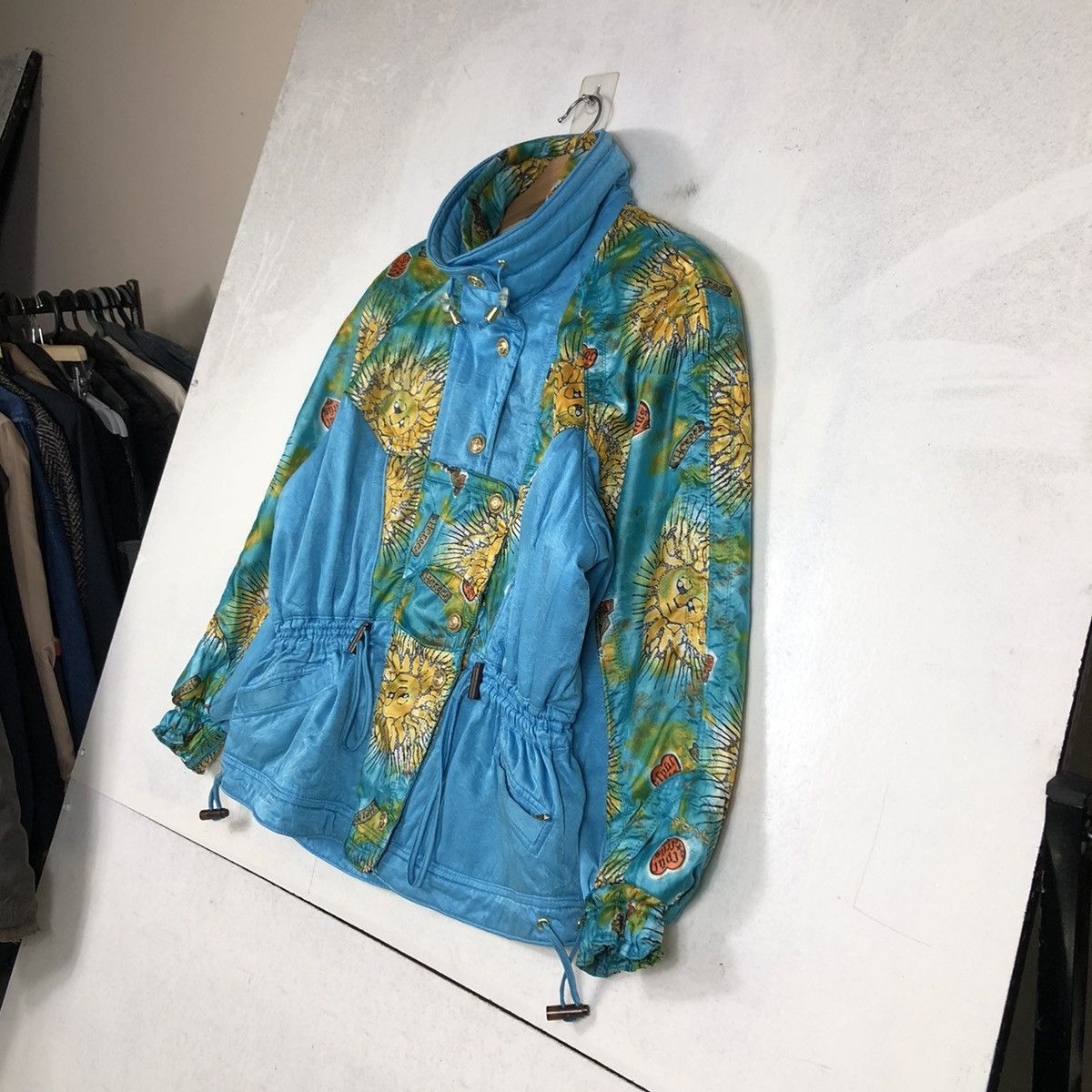 Japanese Brand 📌VINTAGE BOMBER JACKET SKI WINTER LAFONT ITALY FULL PRINT Size US L / EU 52-54 / 3 - 3 Thumbnail