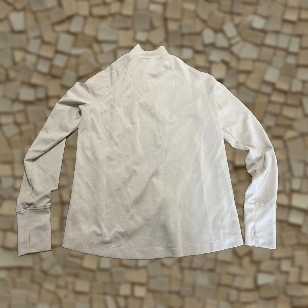 Vintage Cable & Gauge Shirt Womens Size S Tan 1/4 Zip Long Sleeve Beige Brown Zip Shirt Women’s Small Tan Long Sleeve 4 Size S / US 4 / IT 40 - 1 Thumbnail